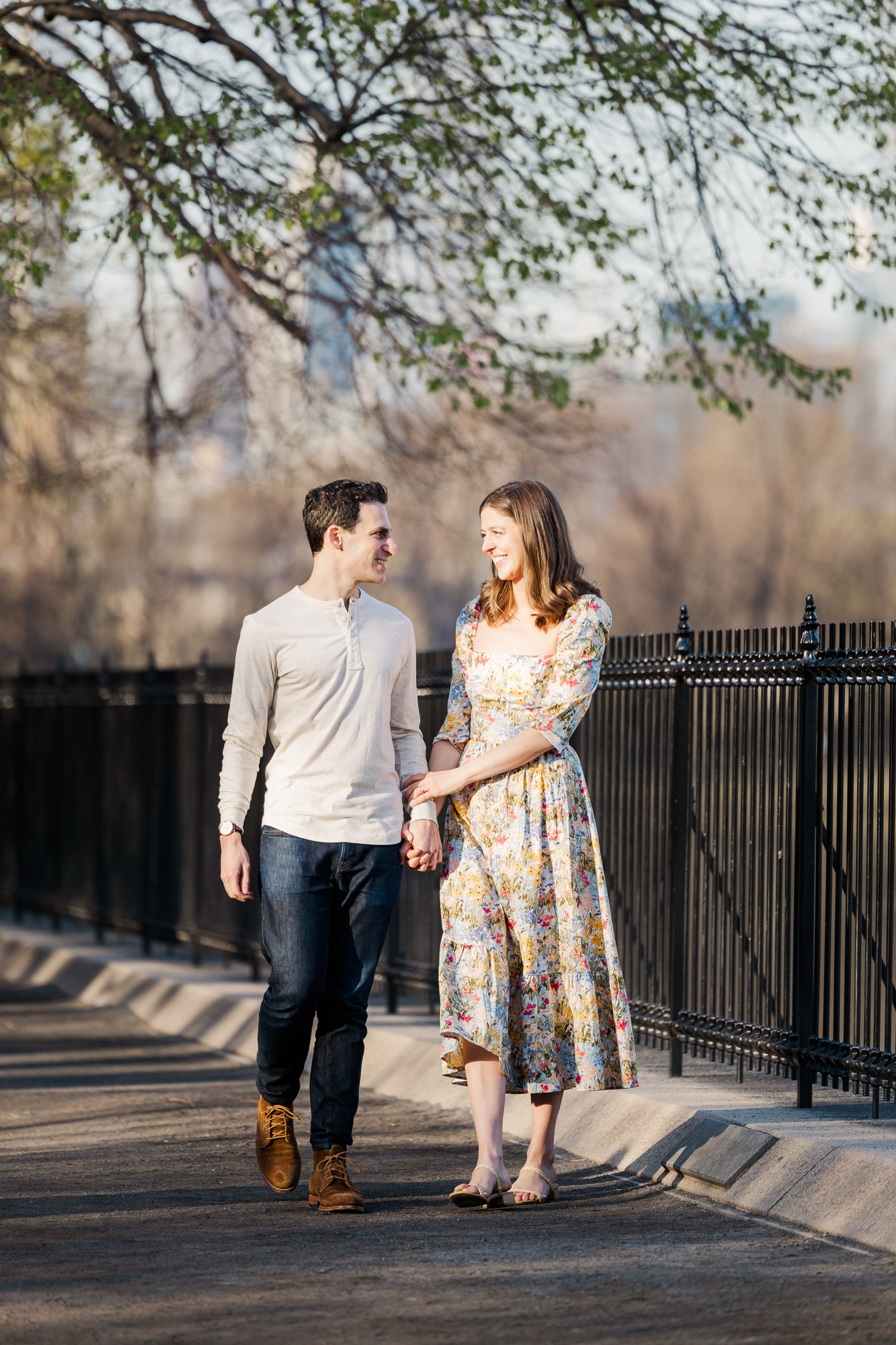 Perfect Upper East Side Engagement Photo Shoot