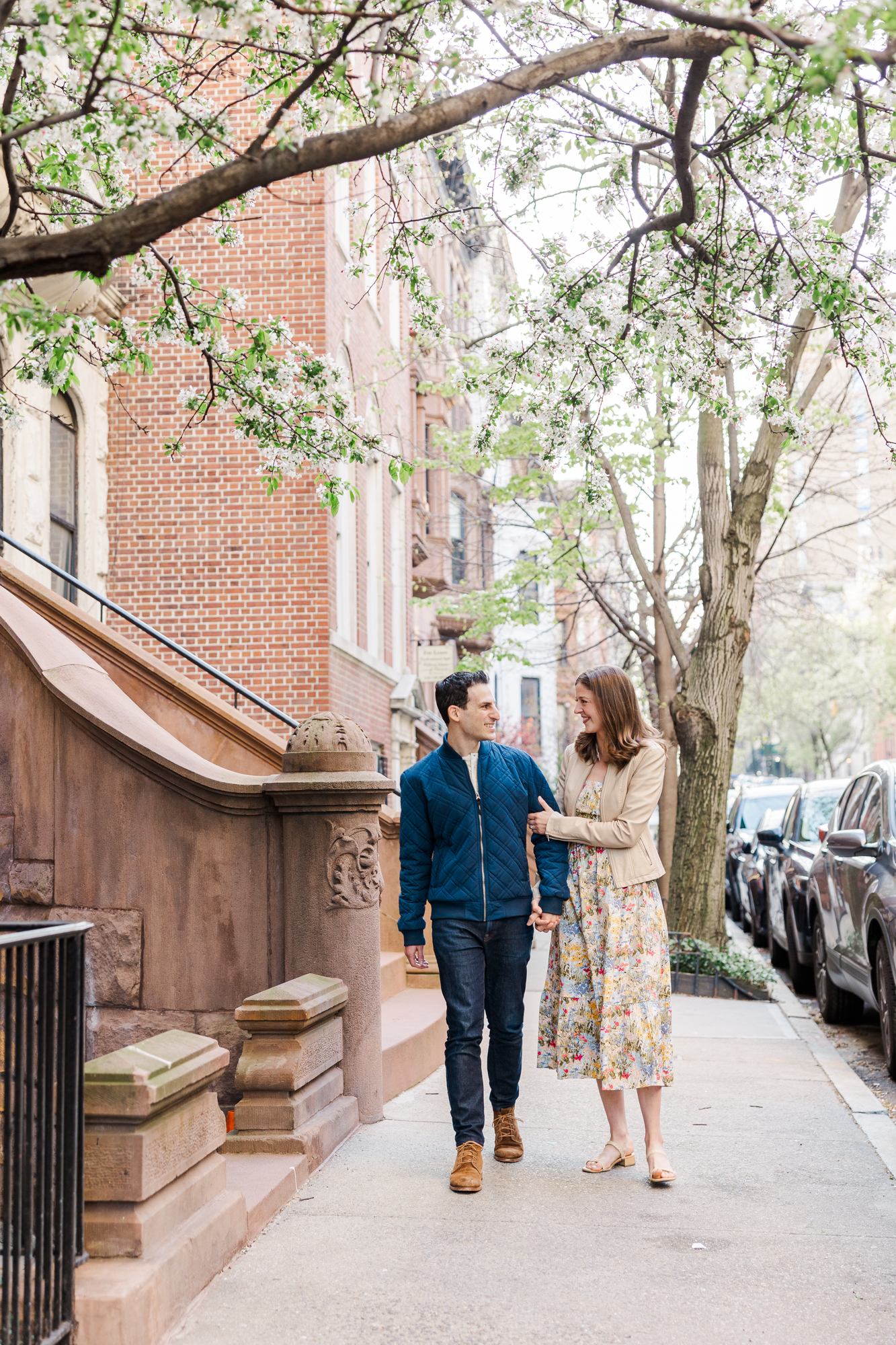 Special Upper East Side Engagement Photo Shoot in Spring