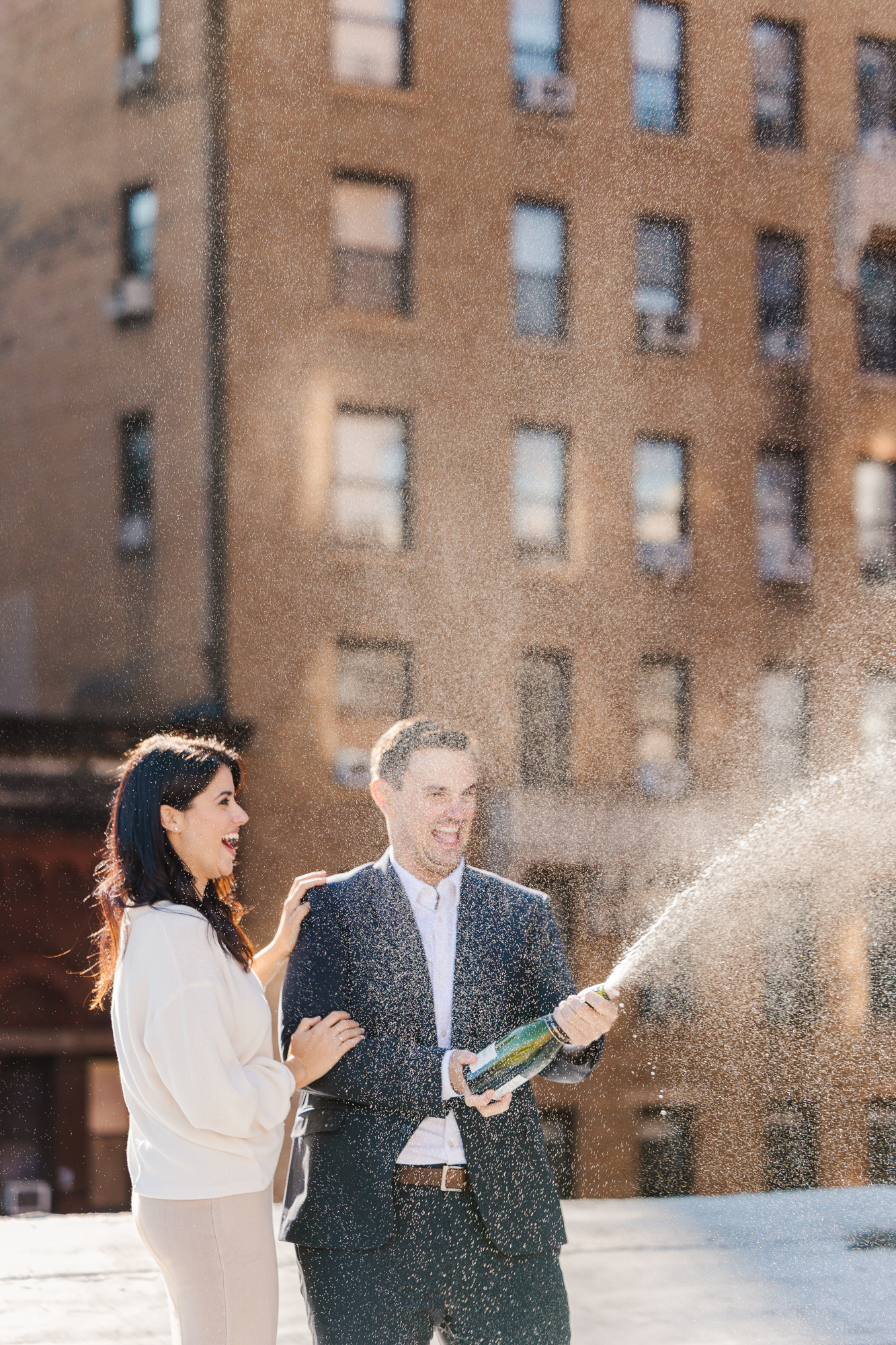 Breathtaking Upper West Side Engagement Photo Shoot in NYC