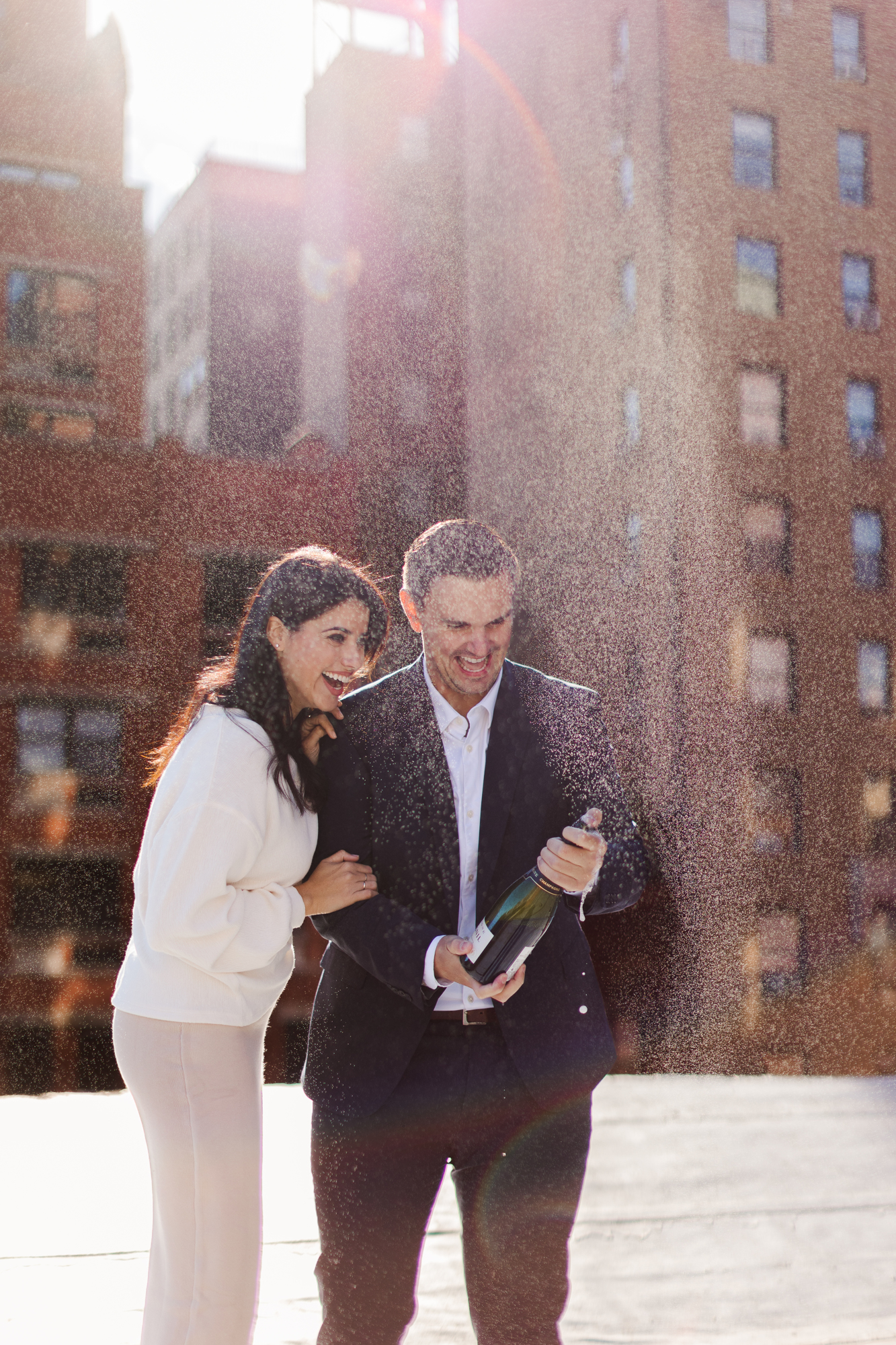 Unique Upper West Side Engagement Photo Shoot in NYC