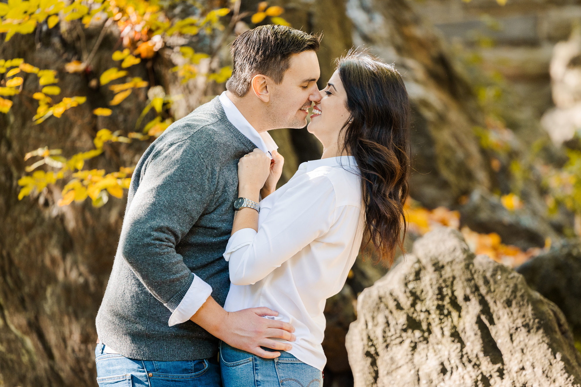 Fun Upper West Side Engagement Photo Shoot in NYC