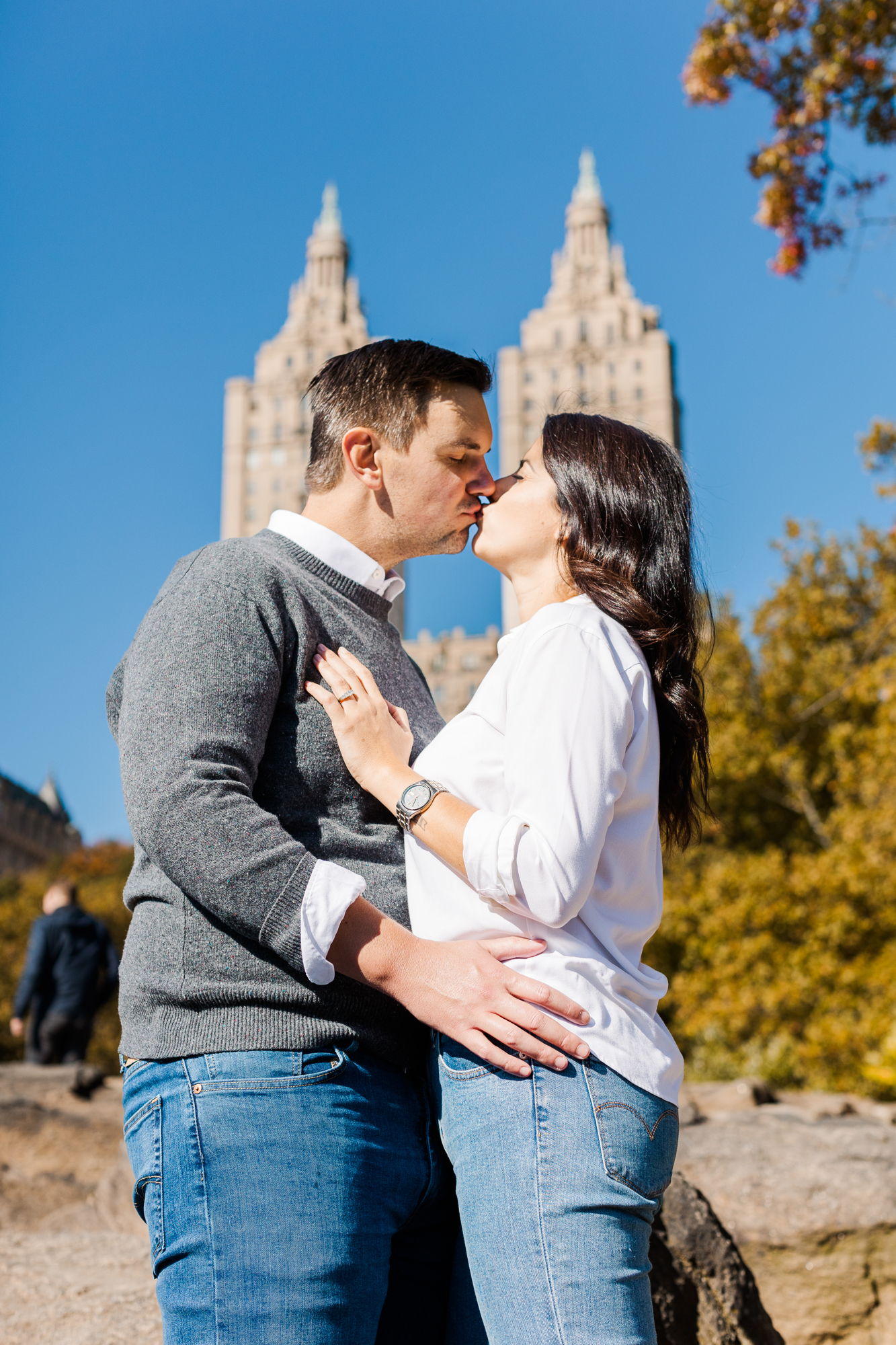 Jaw-Dropping Upper West Side Engagement Photo Shoot in NYC