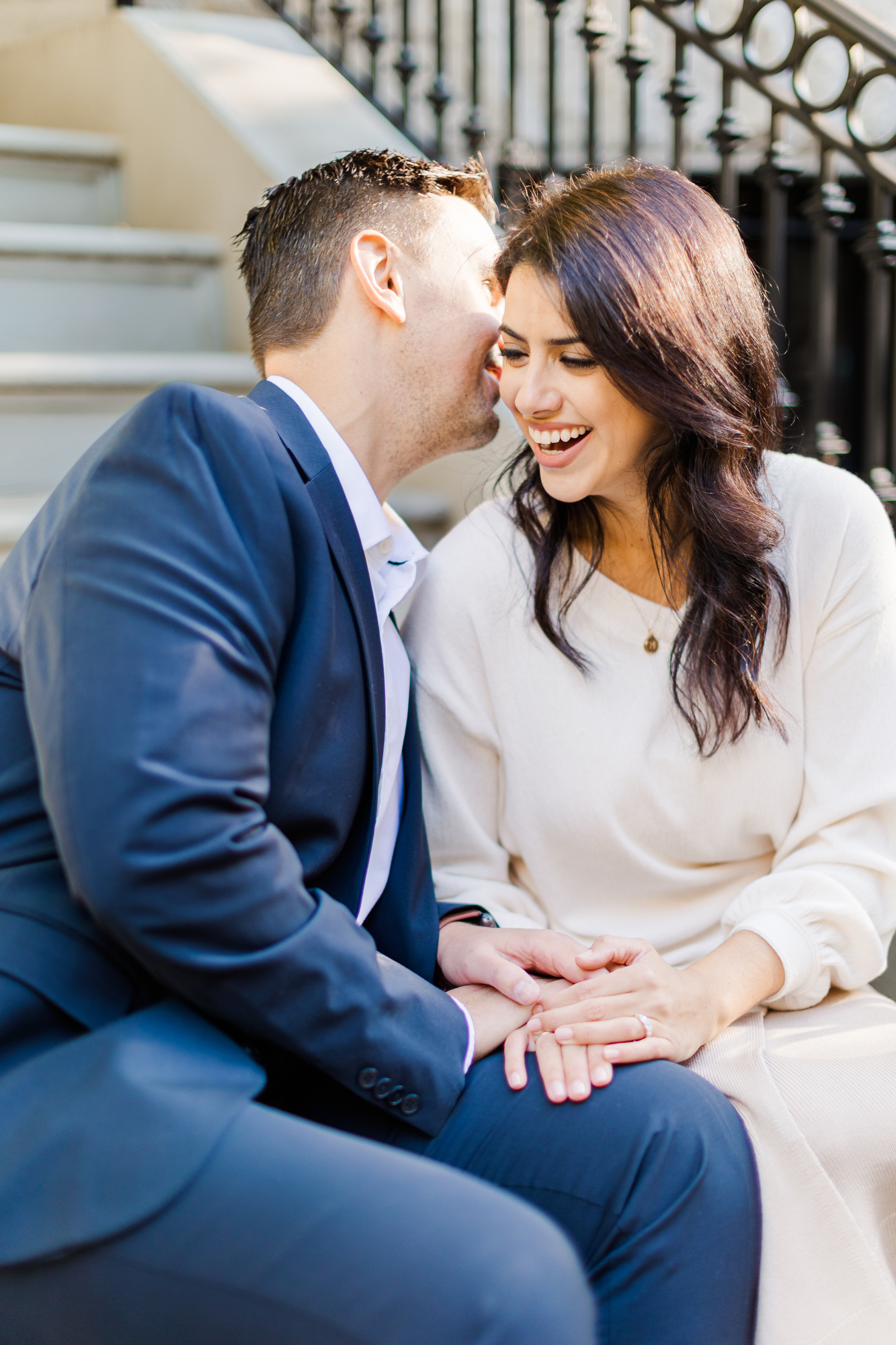 Terrific Upper West Side Engagement Photo Shoot in NYC