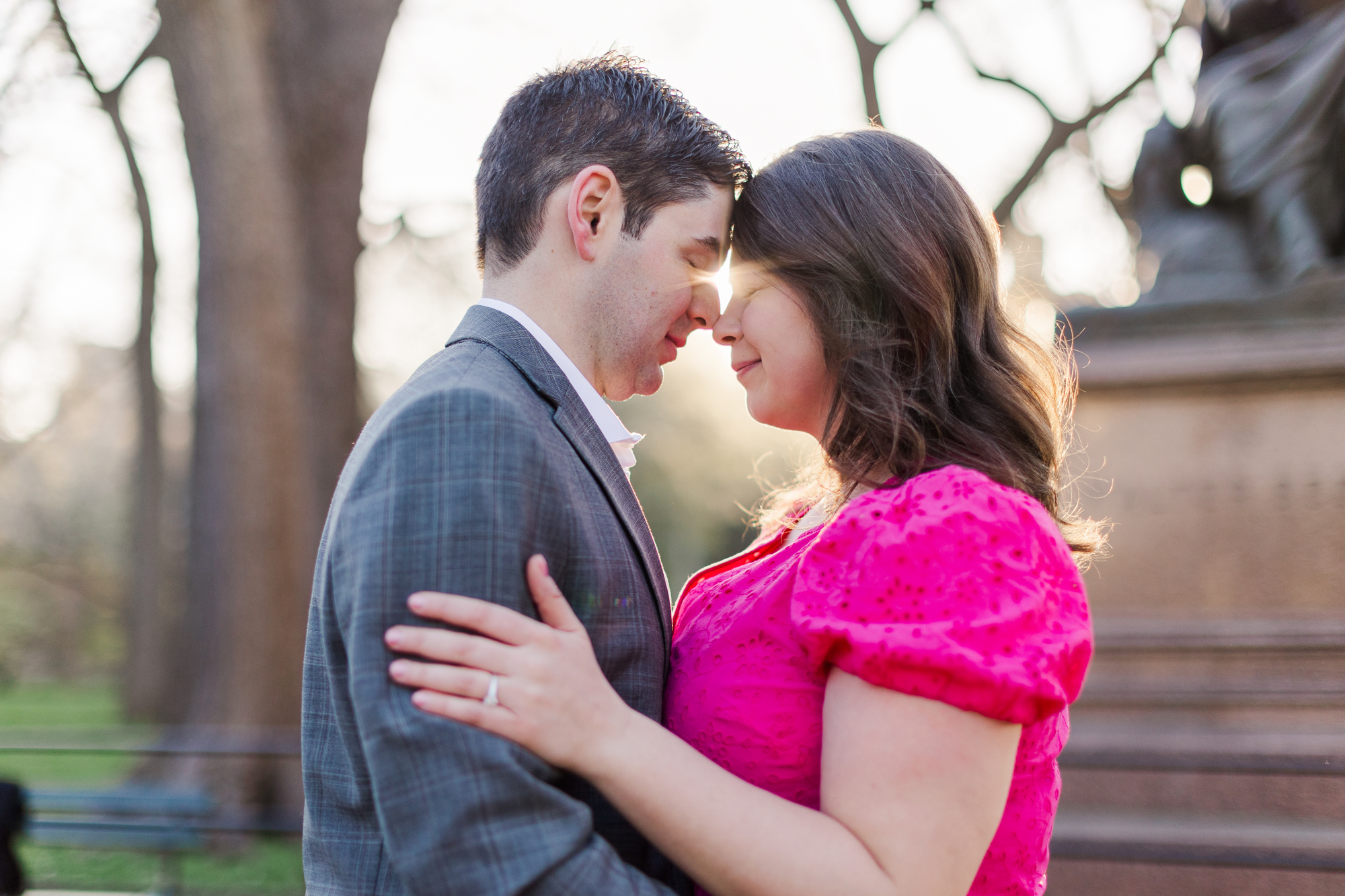 Cute Spring Engagement Photography in NYC