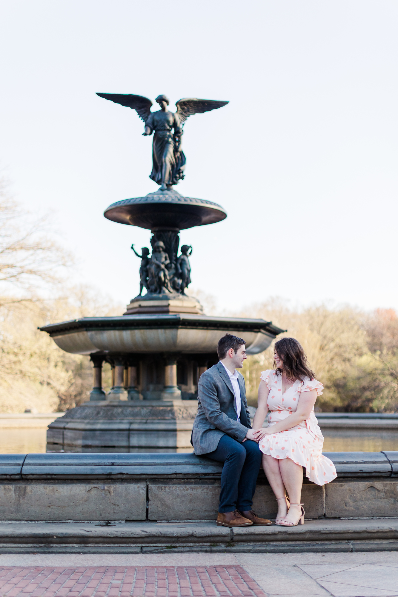 Candid Spring Engagement Photography in NYC