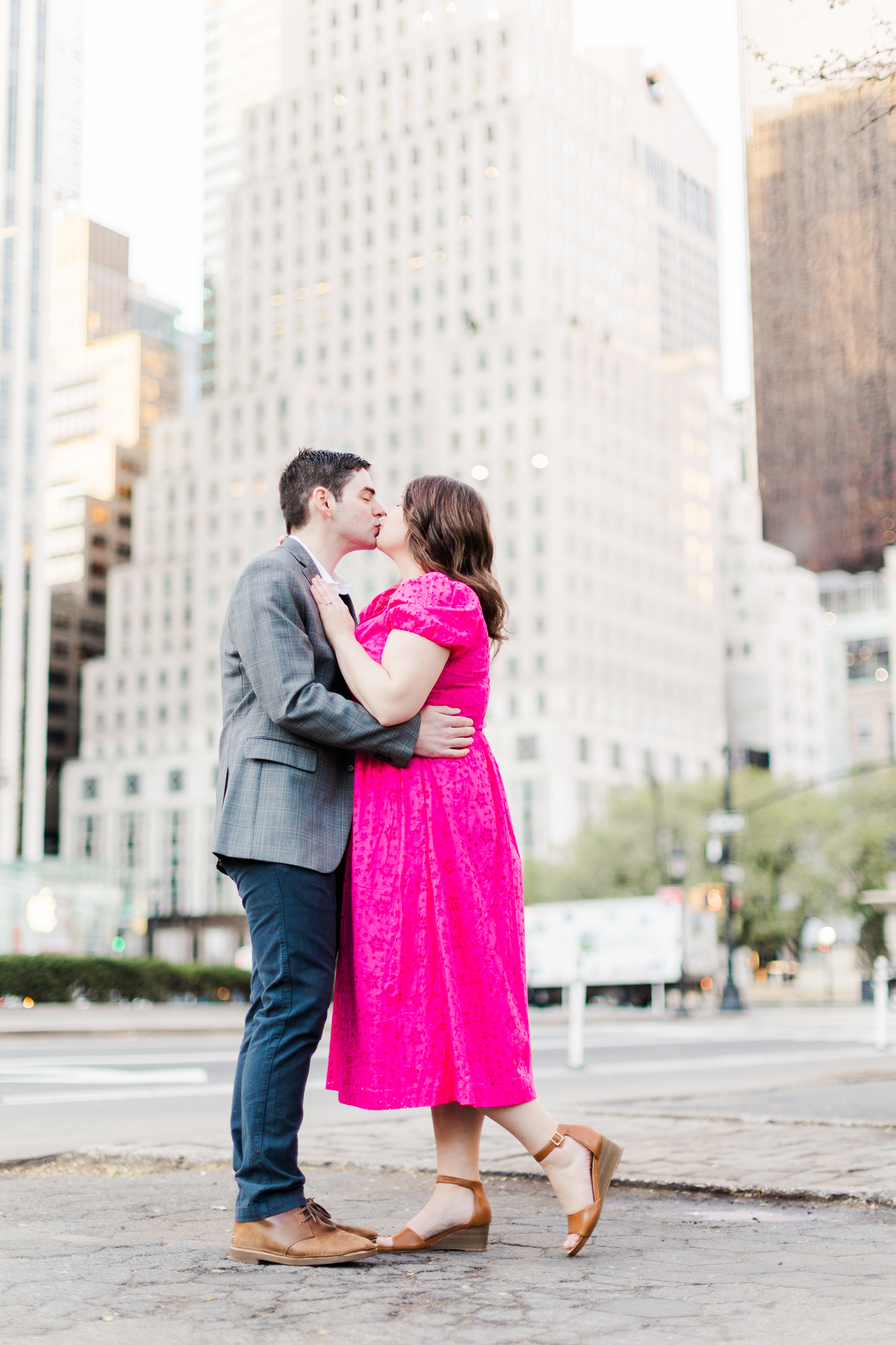 Playful Spring Engagement Photography in NYC