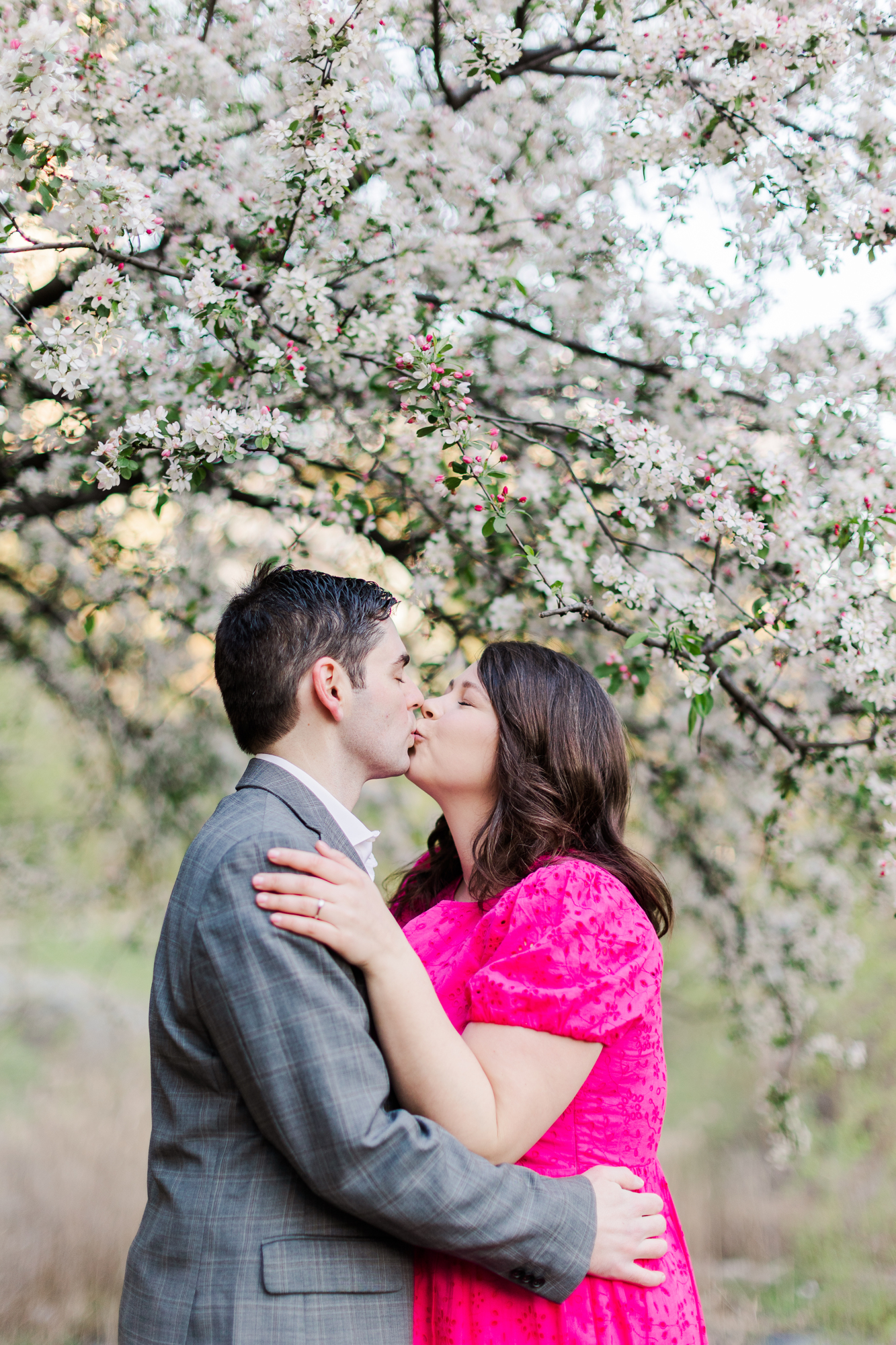 Joyous Spring Engagement Photography in NYC