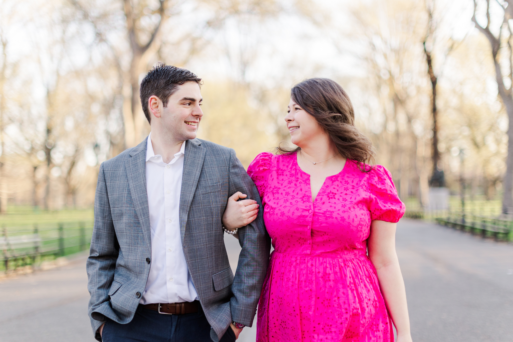 Fabulous Spring Engagement Photography in NYC