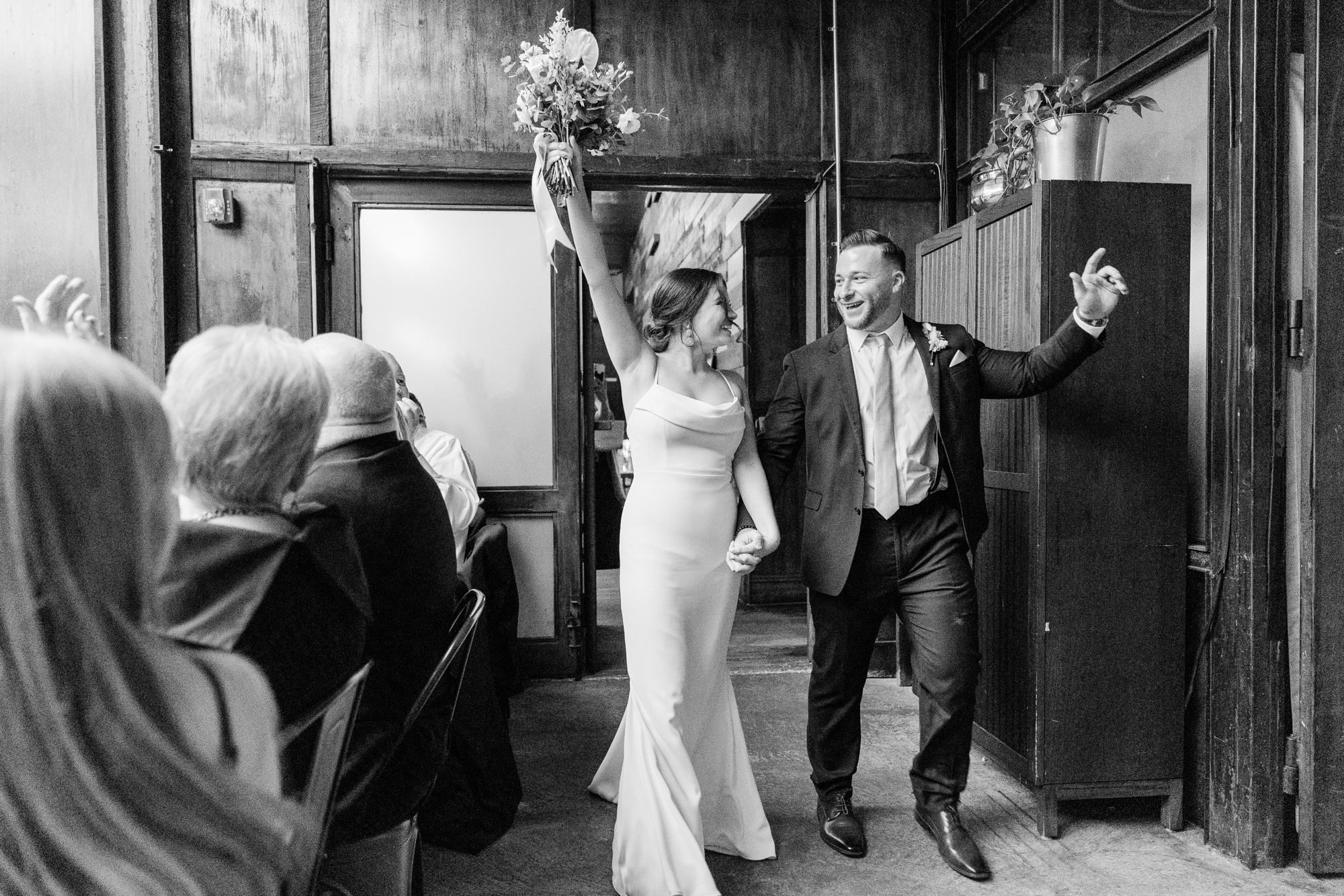 Cheerful Brooklyn Winery Wedding Photos