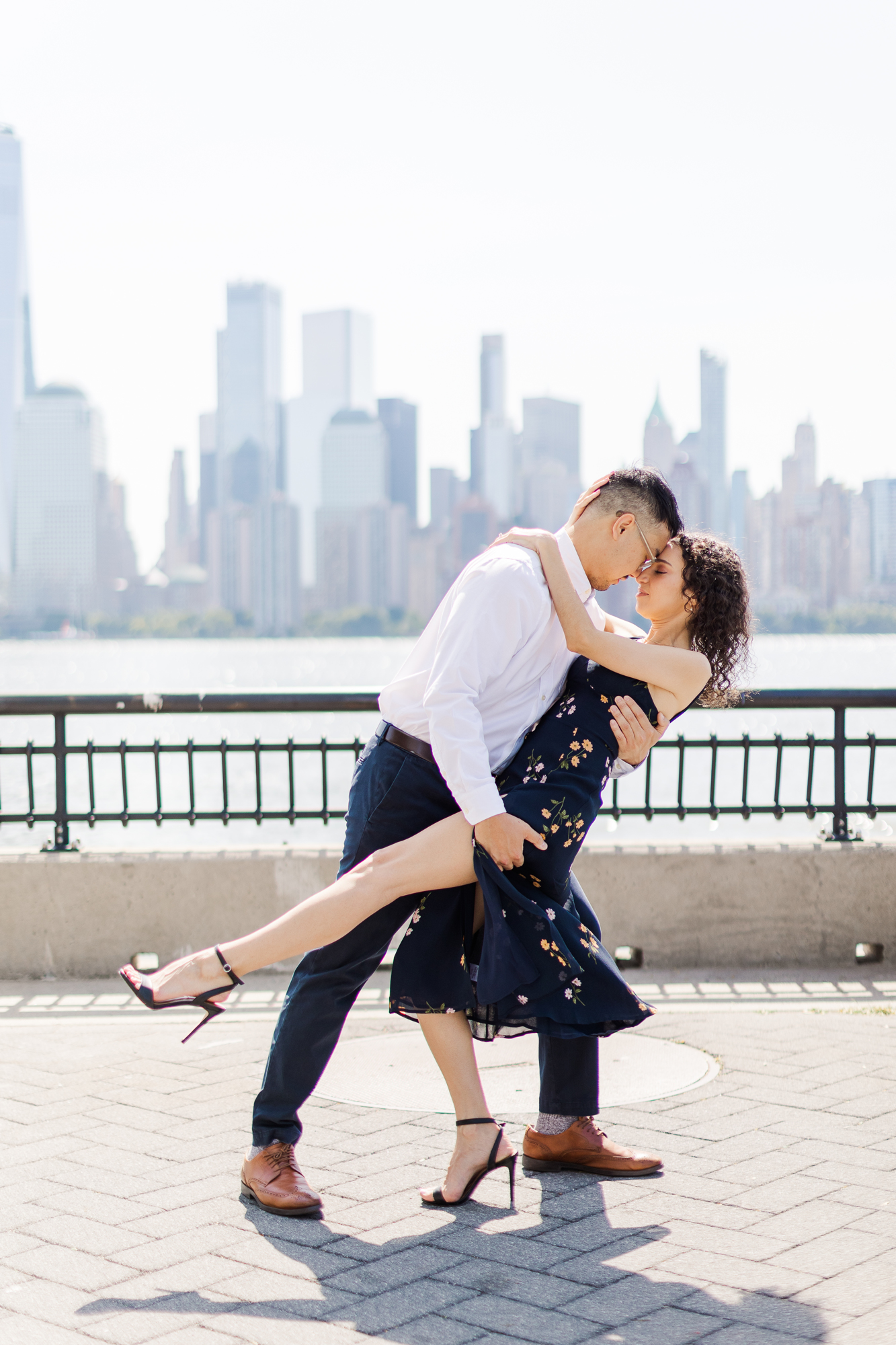 Special Skyline Engagement Photos in Jersey City