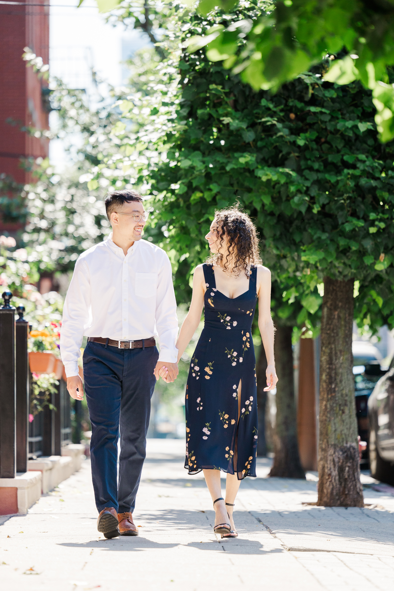 Flawless Skyline Engagement Photos in Jersey City