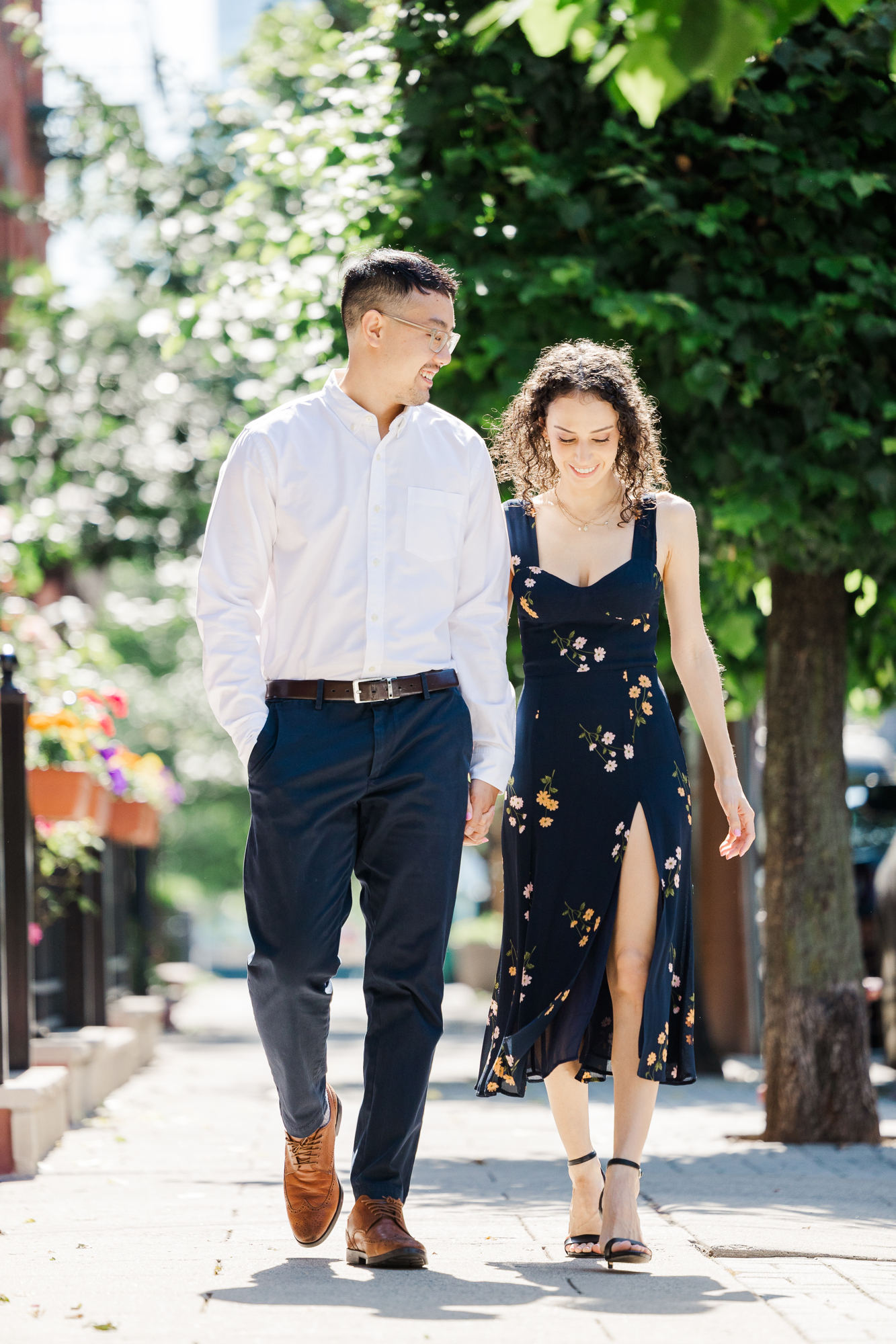 Breath - Taking Skyline Engagement Photos in Jersey City