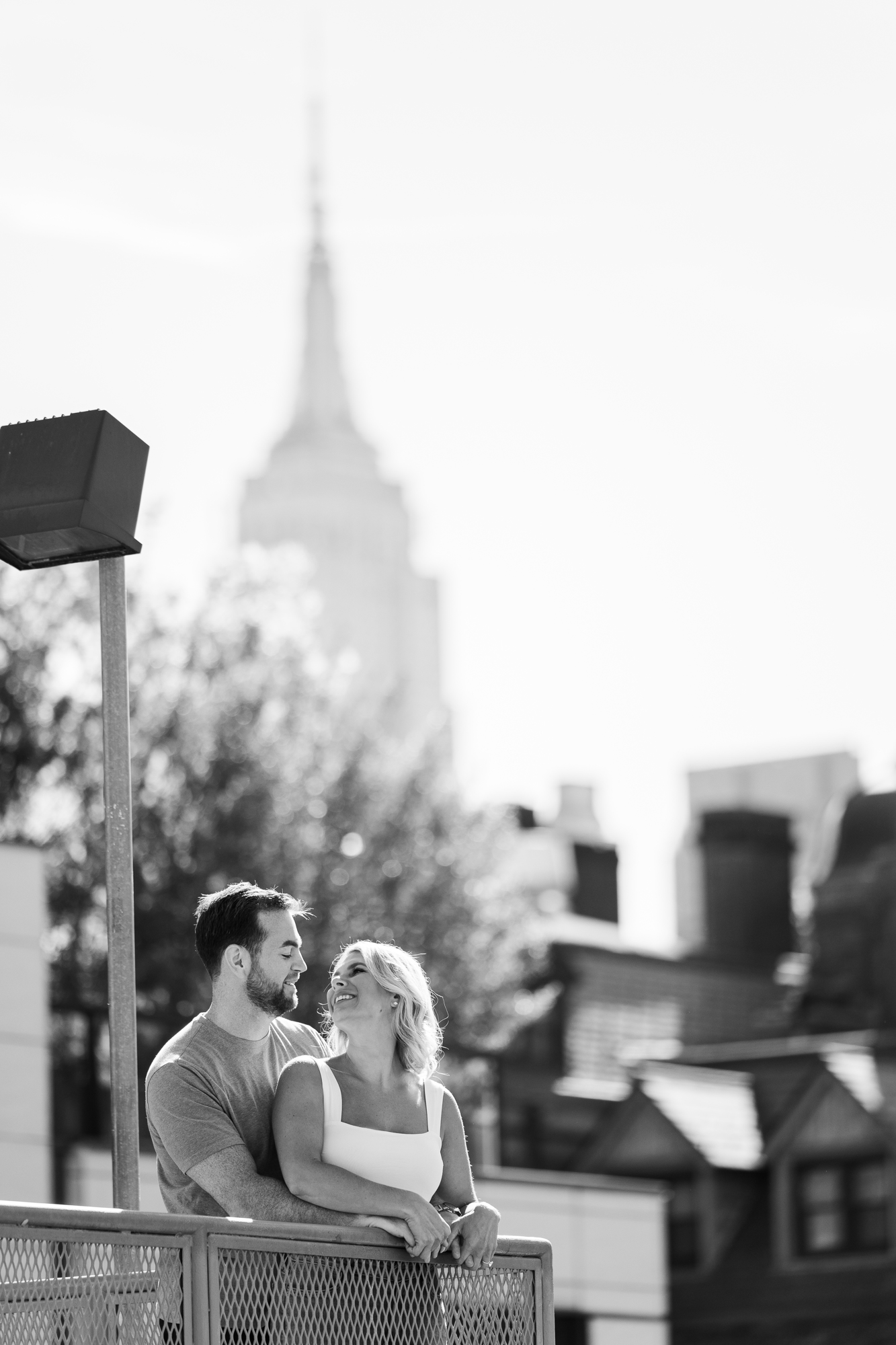 Pretty New York High Line Engagement Shoot