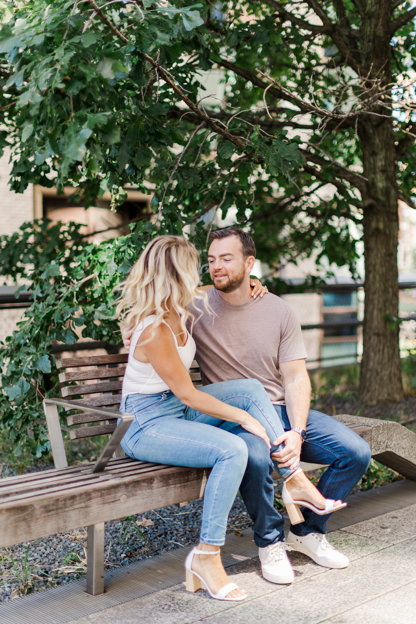 Sweet Summer Engagement Shoot on the High Line