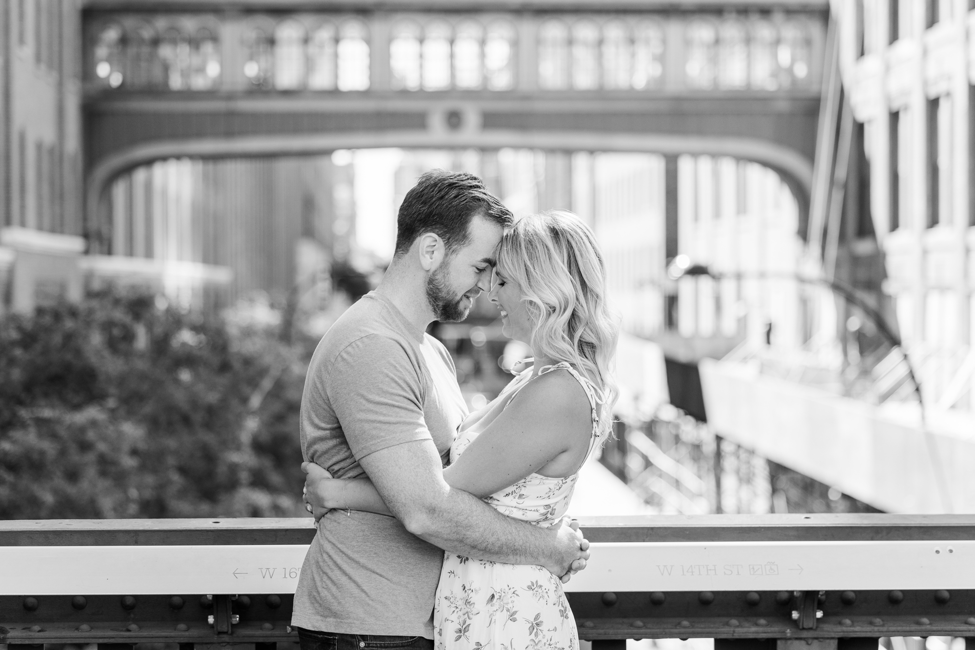 Radiant Summer Engagement Shoot on the High Line