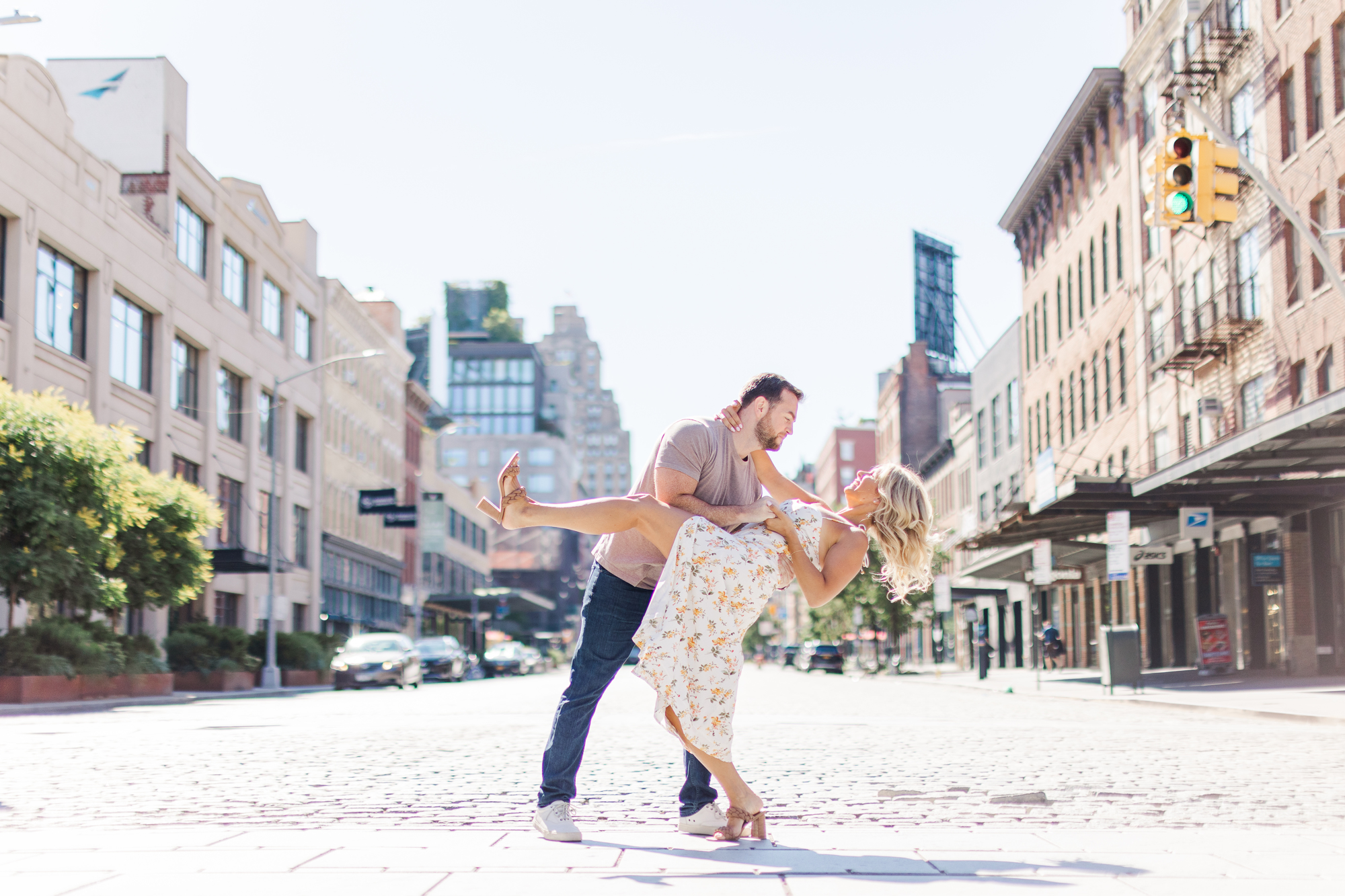 Unique Summer Engagement Shoot on the High Line