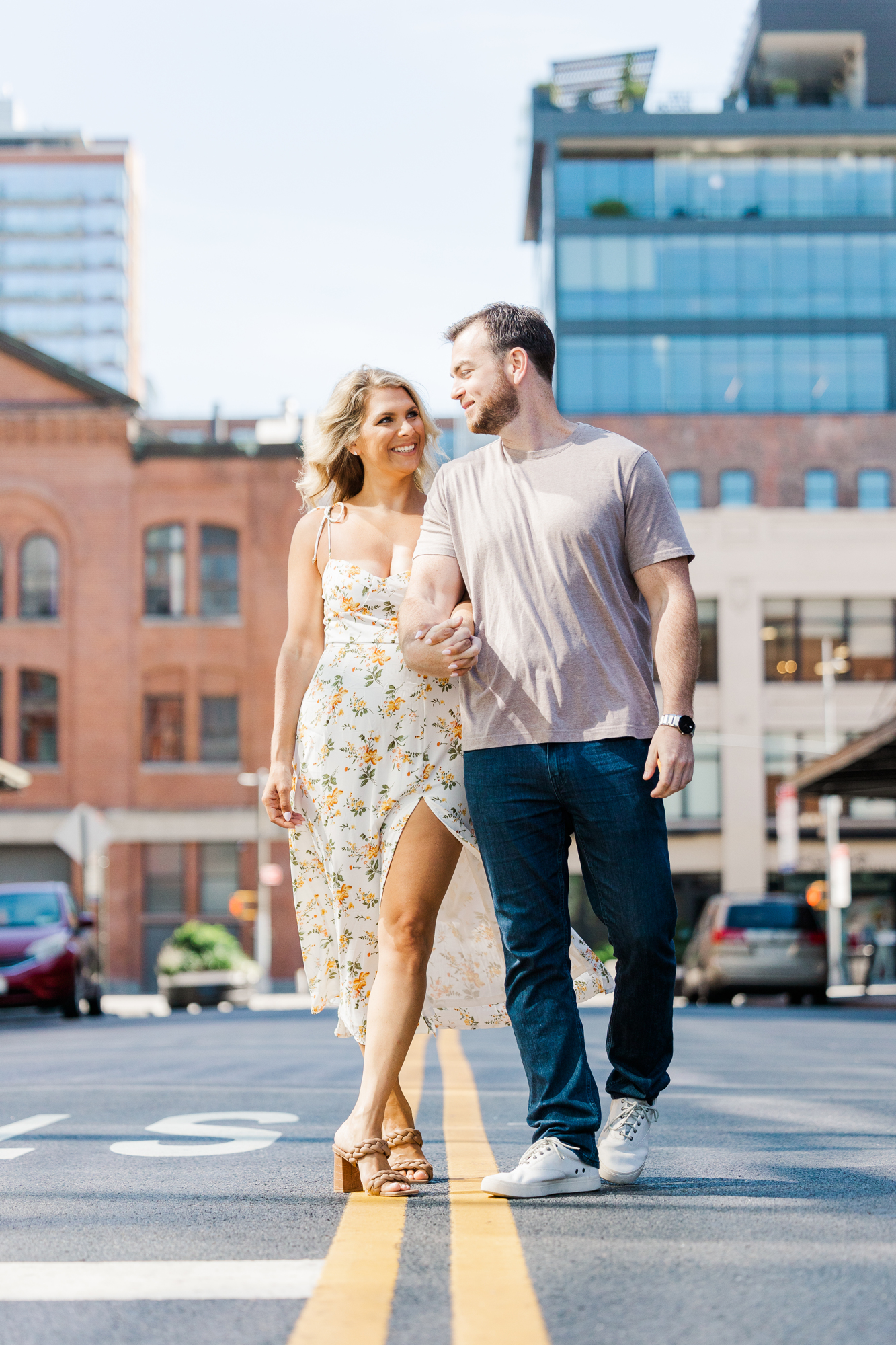 Vibrant Summer Engagement Shoot on the High Line