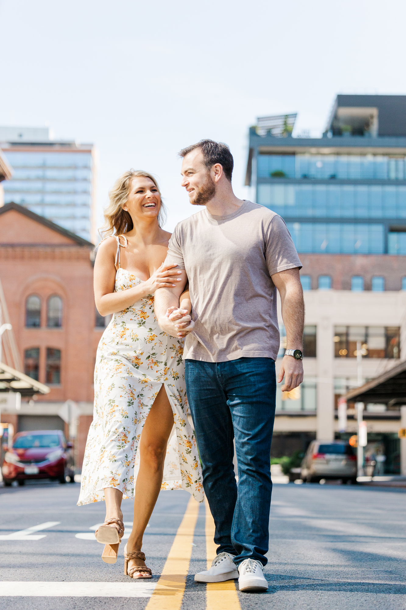Fun Summer Engagement Shoot on the High Line
