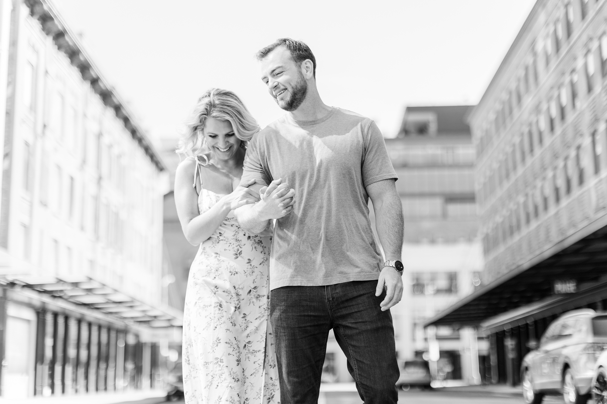 Pretty Summer Engagement Shoot on the High Line