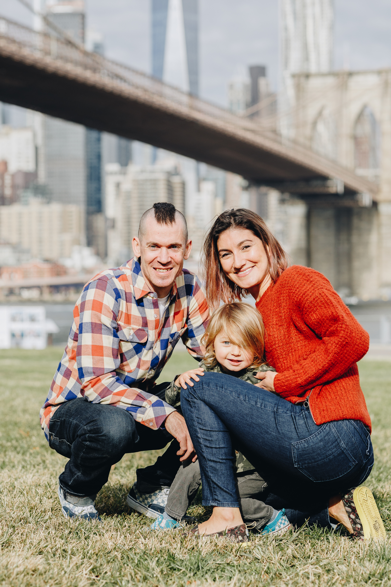 Candid DUMBO Family Photos in New York