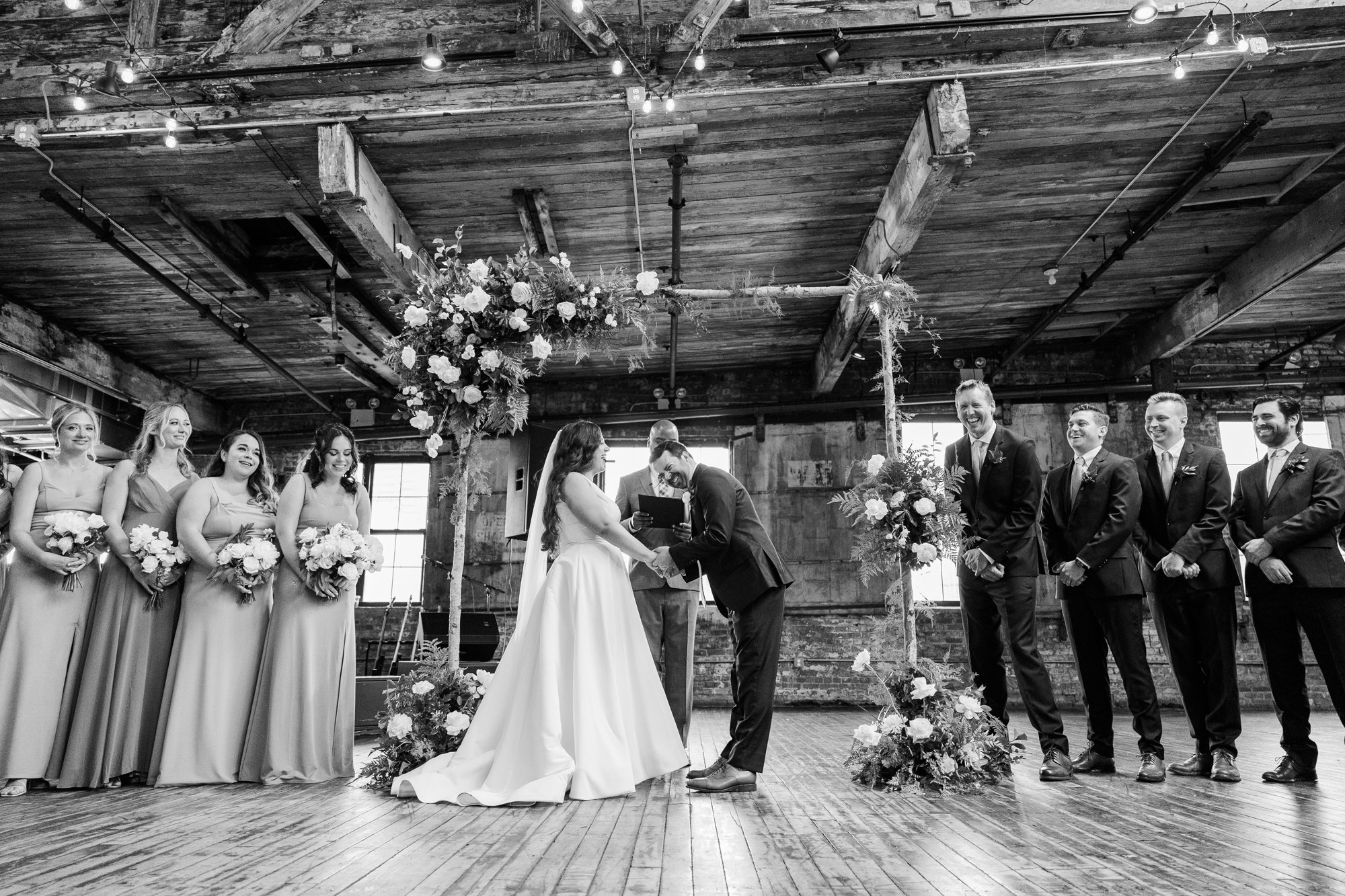 Pretty Greenpoint Loft Wedding in New York City