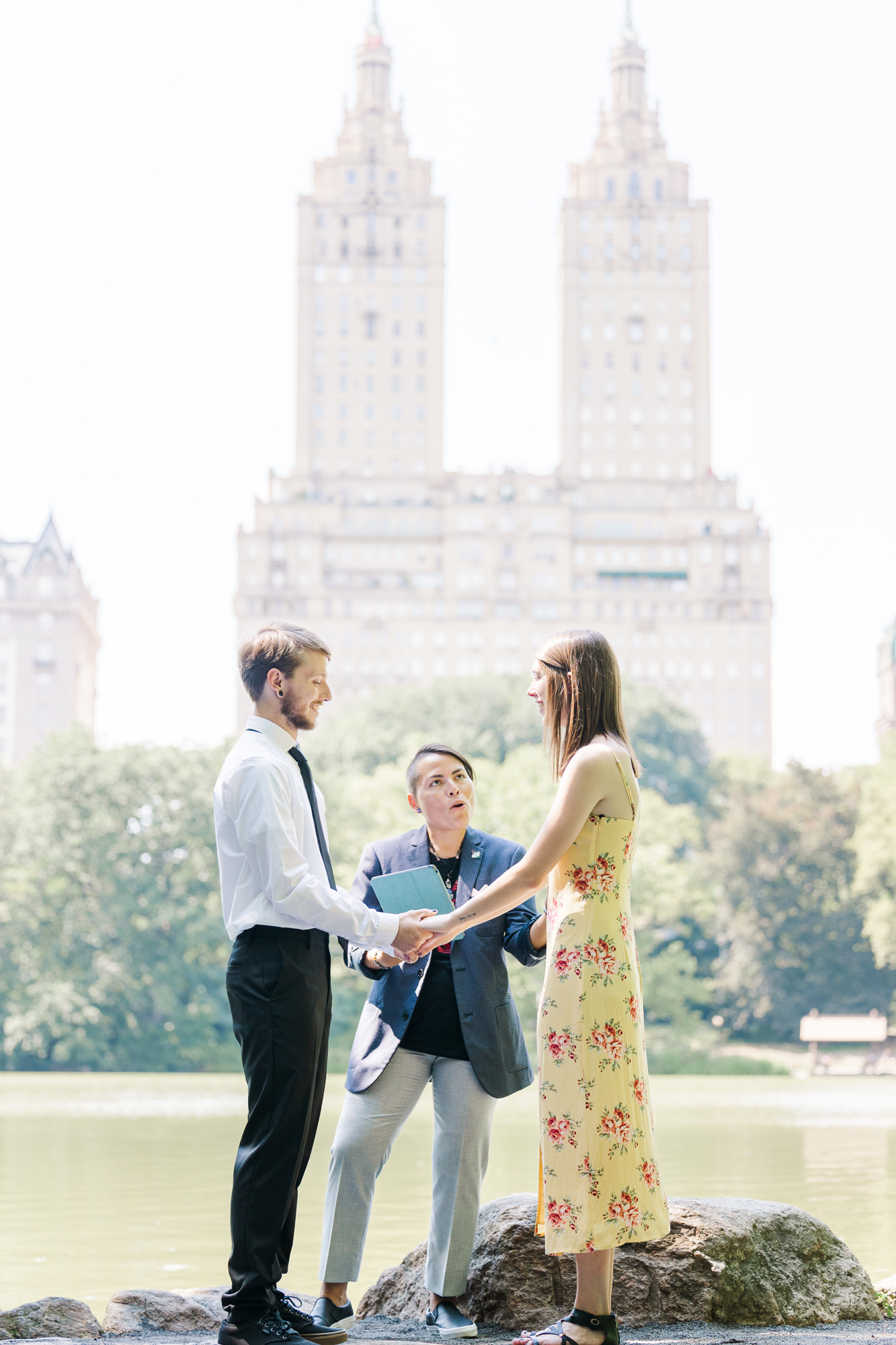 Incredible Lakeside Central Park Elopement