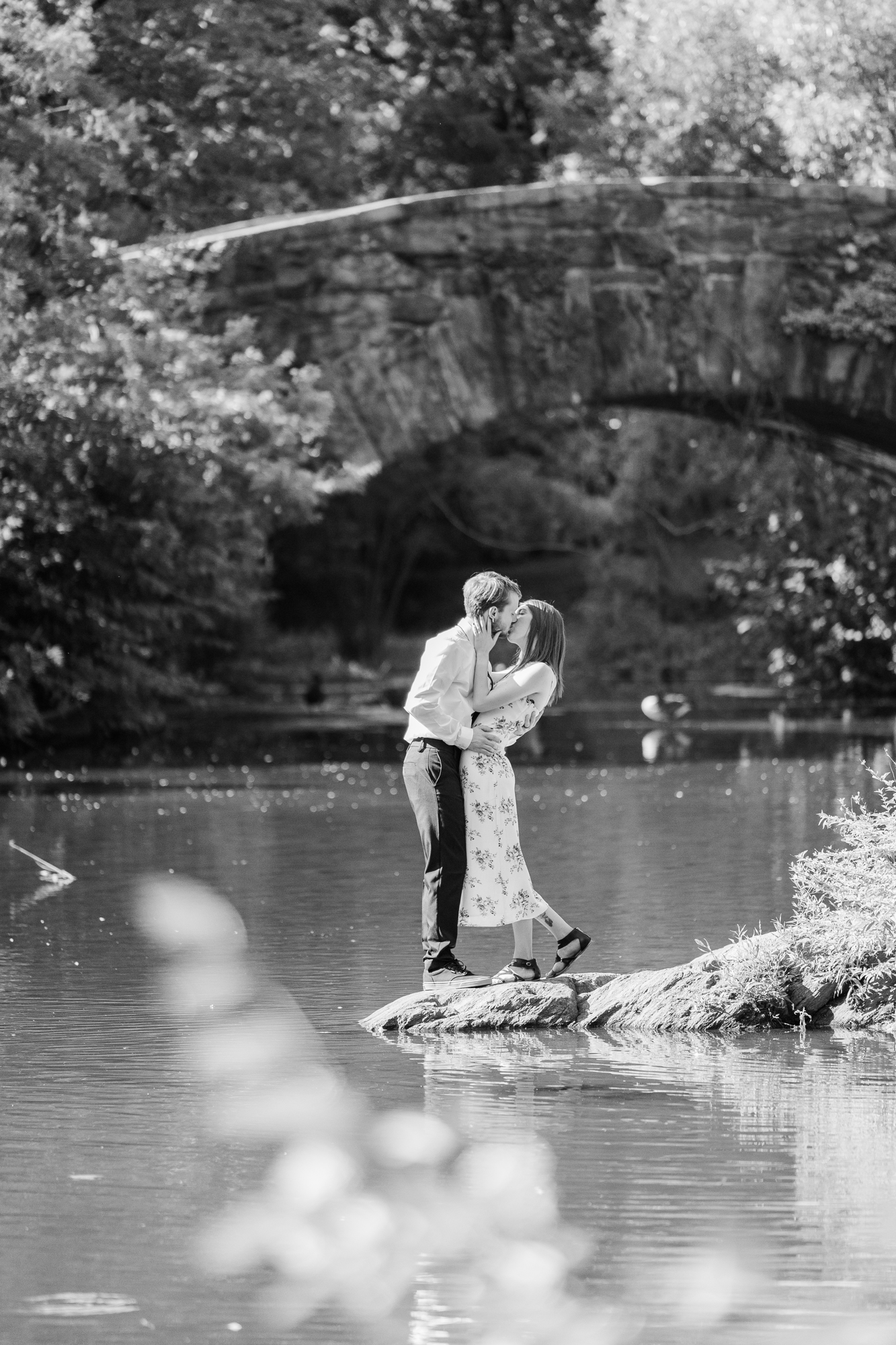 Romantic Central Park Elopement in the Summertime