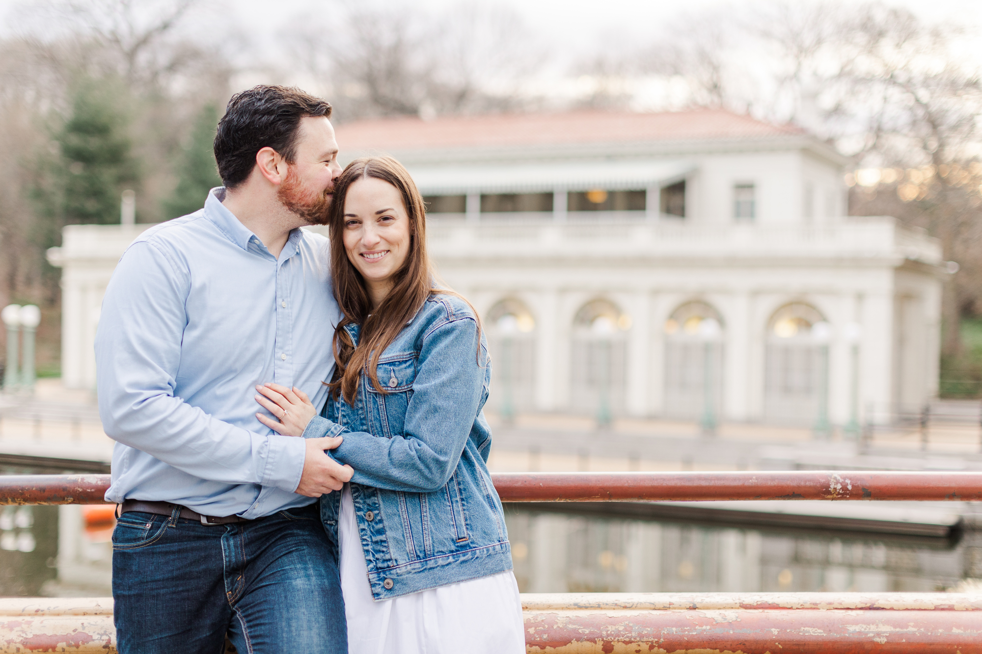 Cute Boathouse Engagement Photos In Prospect Park