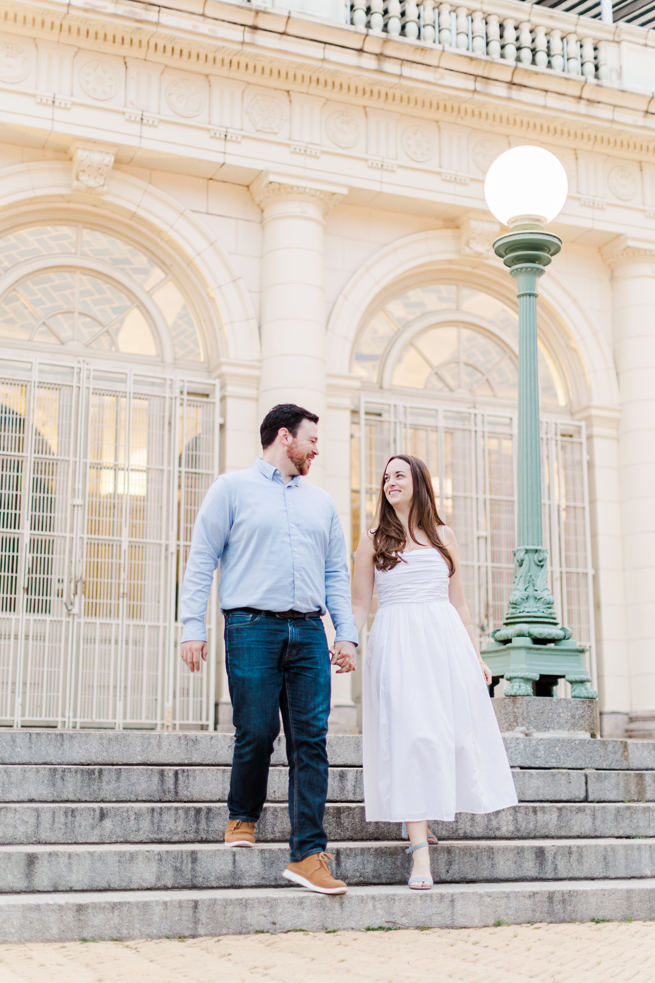 Charming Boathouse Engagement Photos In Prospect Park