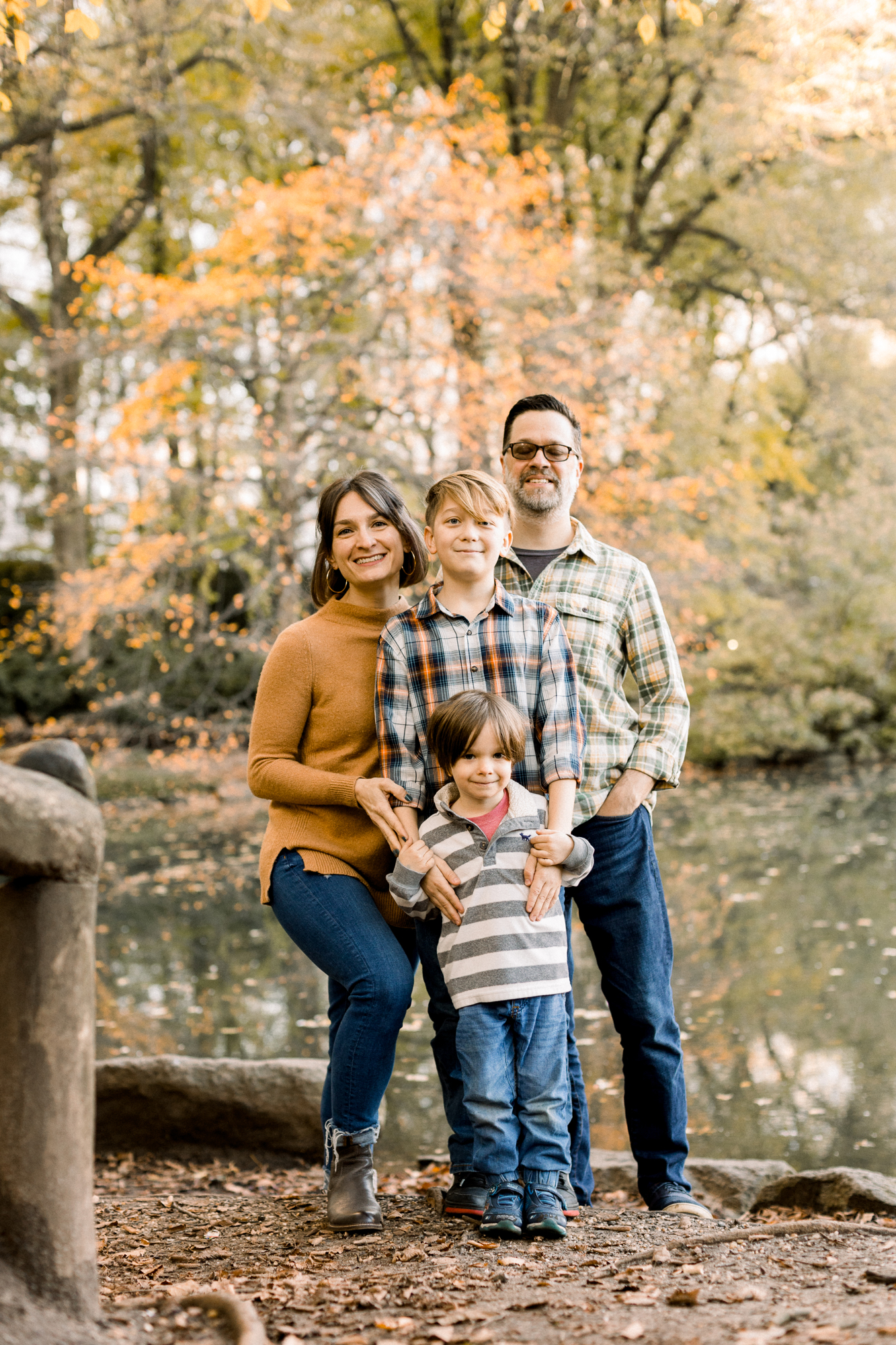Cheerful Central Park Family Photos in New York