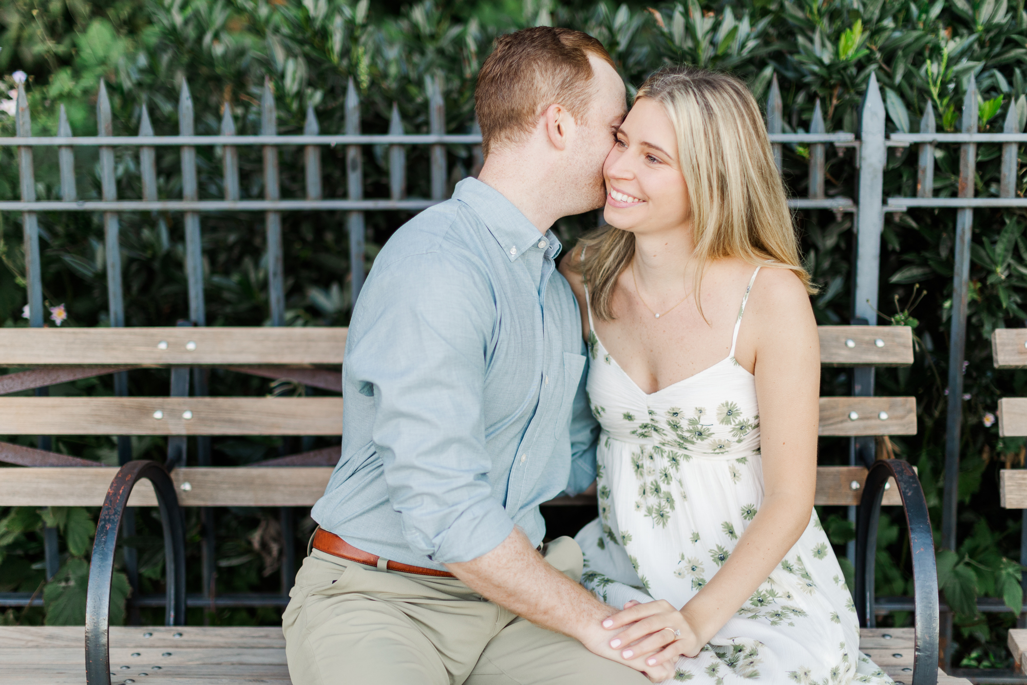 Radiant Engagement Photos In Brooklyn Heights