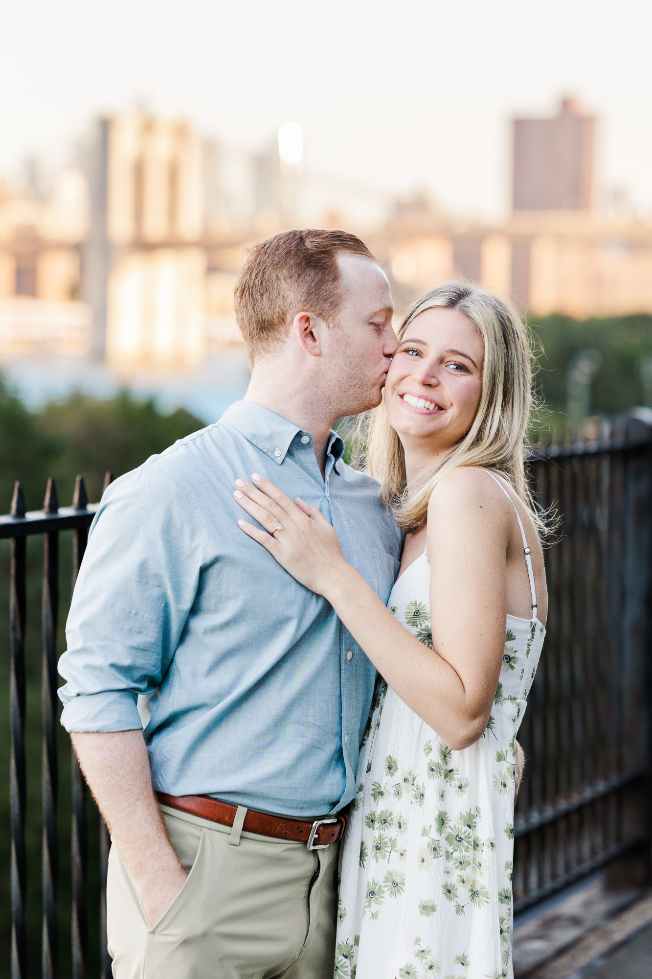 Cute Engagement Photos In Brooklyn Heights