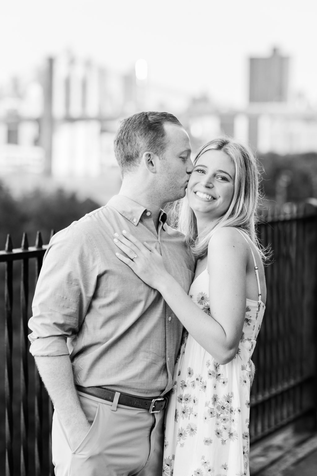 Lovely Morning Brooklyn Heights Engagement Photos