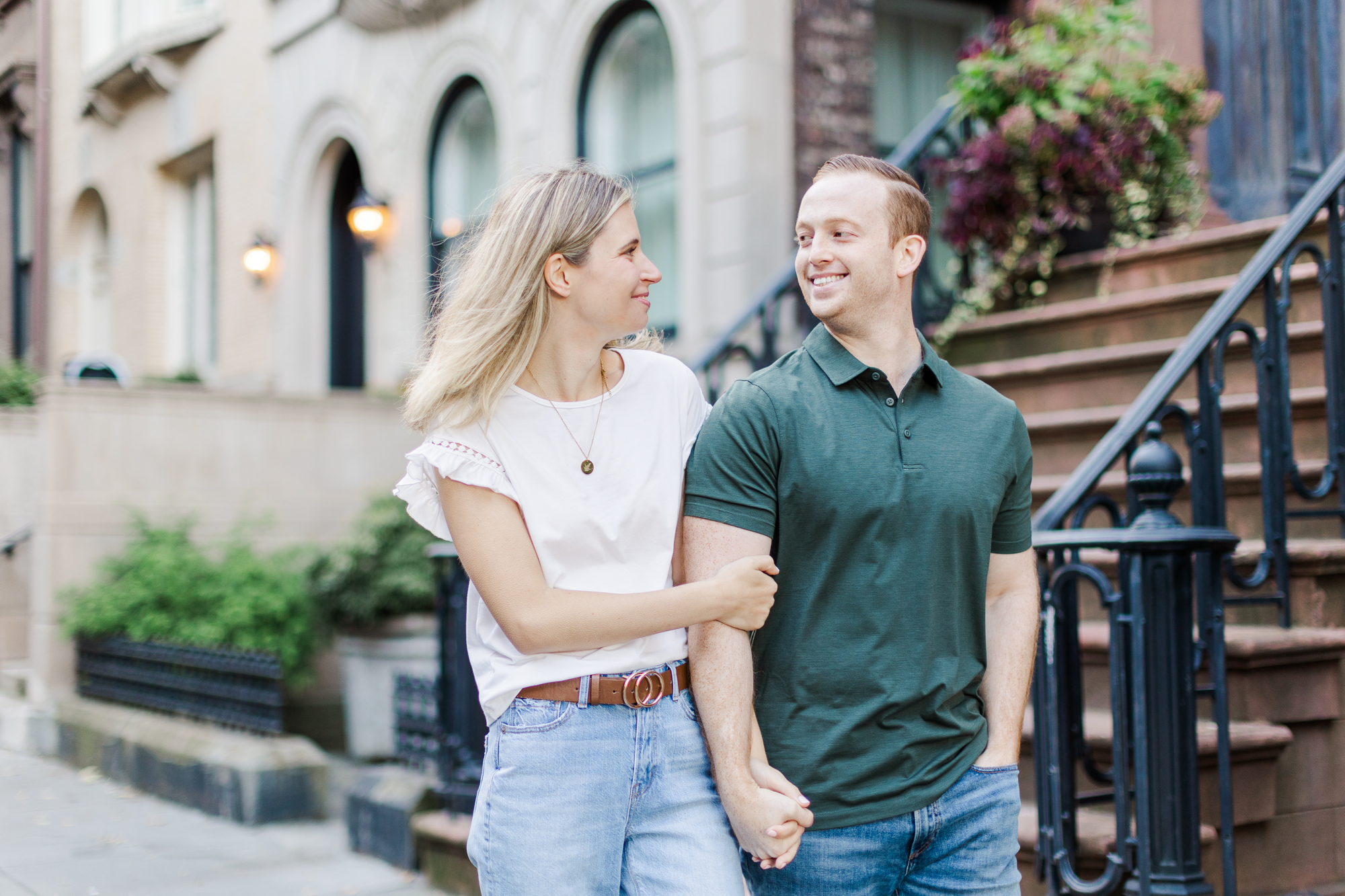 Romantic Engagement Photos In Brooklyn Heights