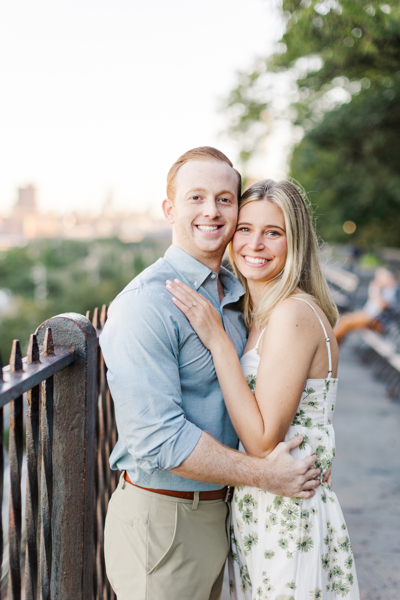 Sweet Engagement Photos In Brooklyn Heights