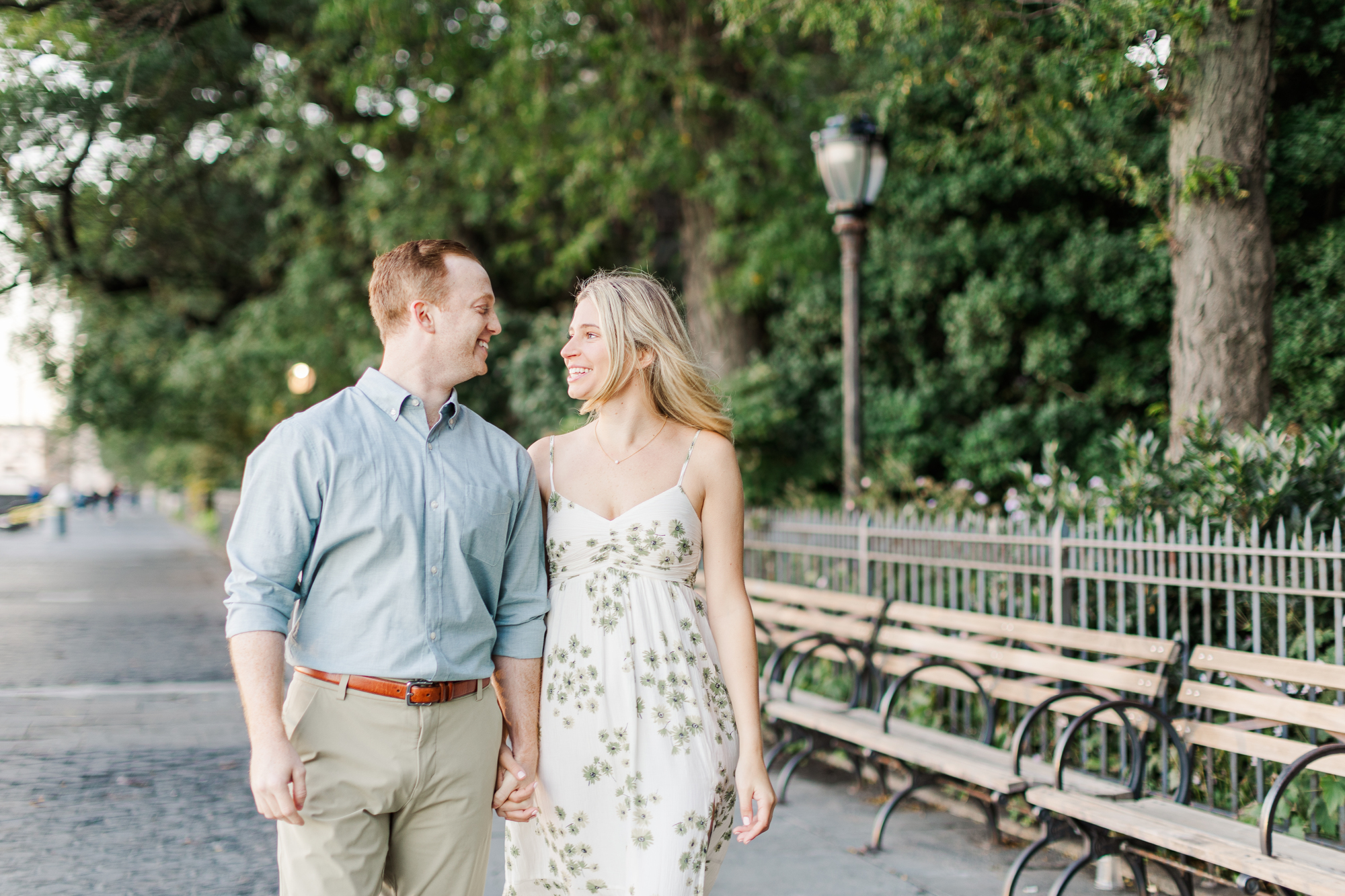 Dazzling Engagement Photos In Brooklyn Heights