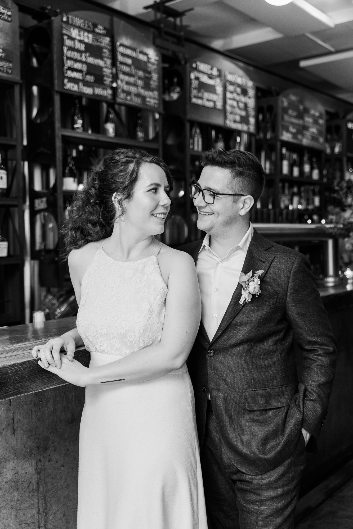 Iconic Threes Brewing Gowanus Wedding, Brooklyn