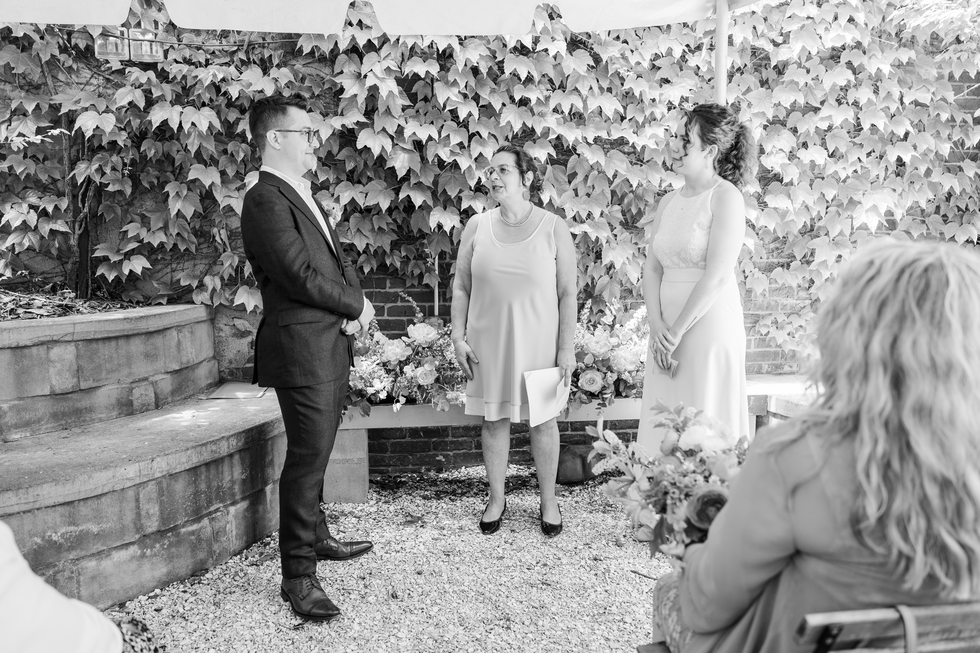 Candid Threes Brewing Gowanus Wedding, Brooklyn