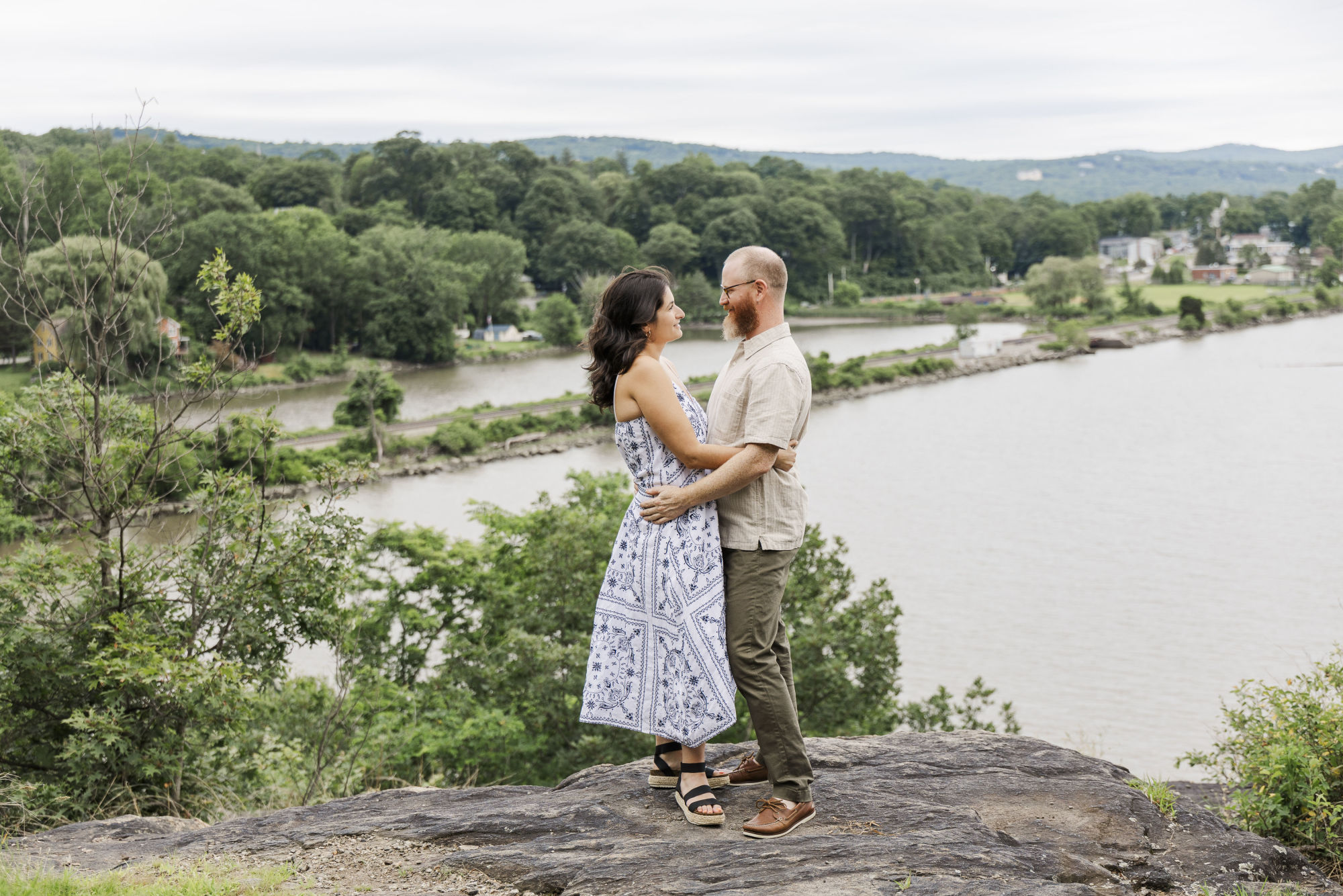 Engagement photos in the Hudson Valley