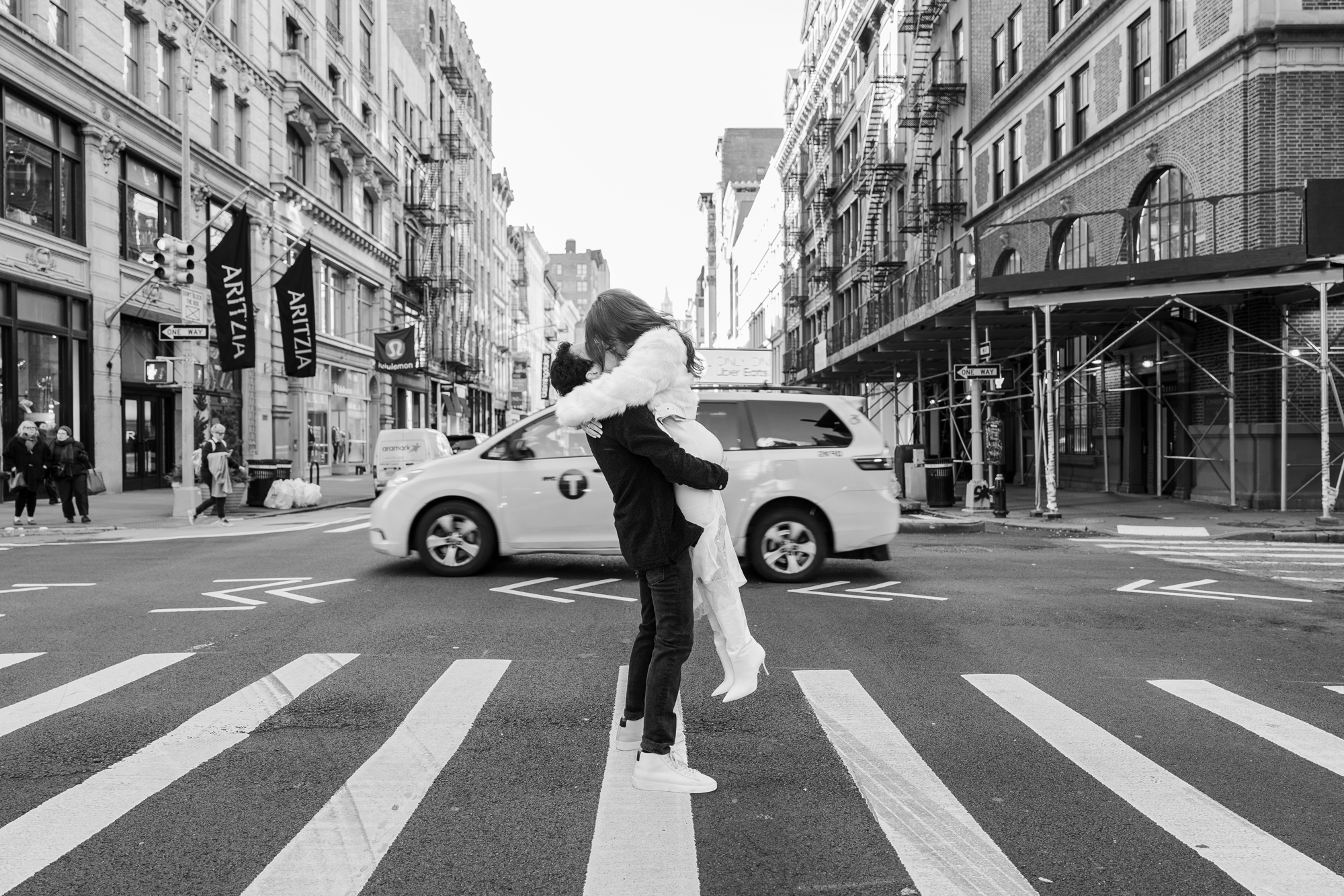 Romantic Engagement Photos in Soho, New York