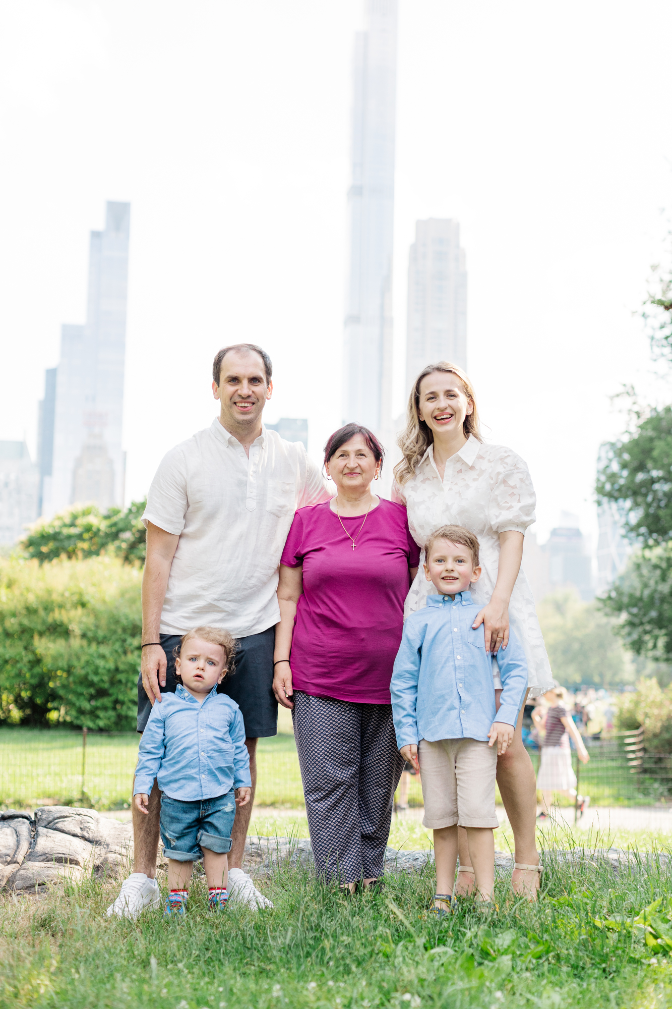 Iconic Family Photos in Central Park