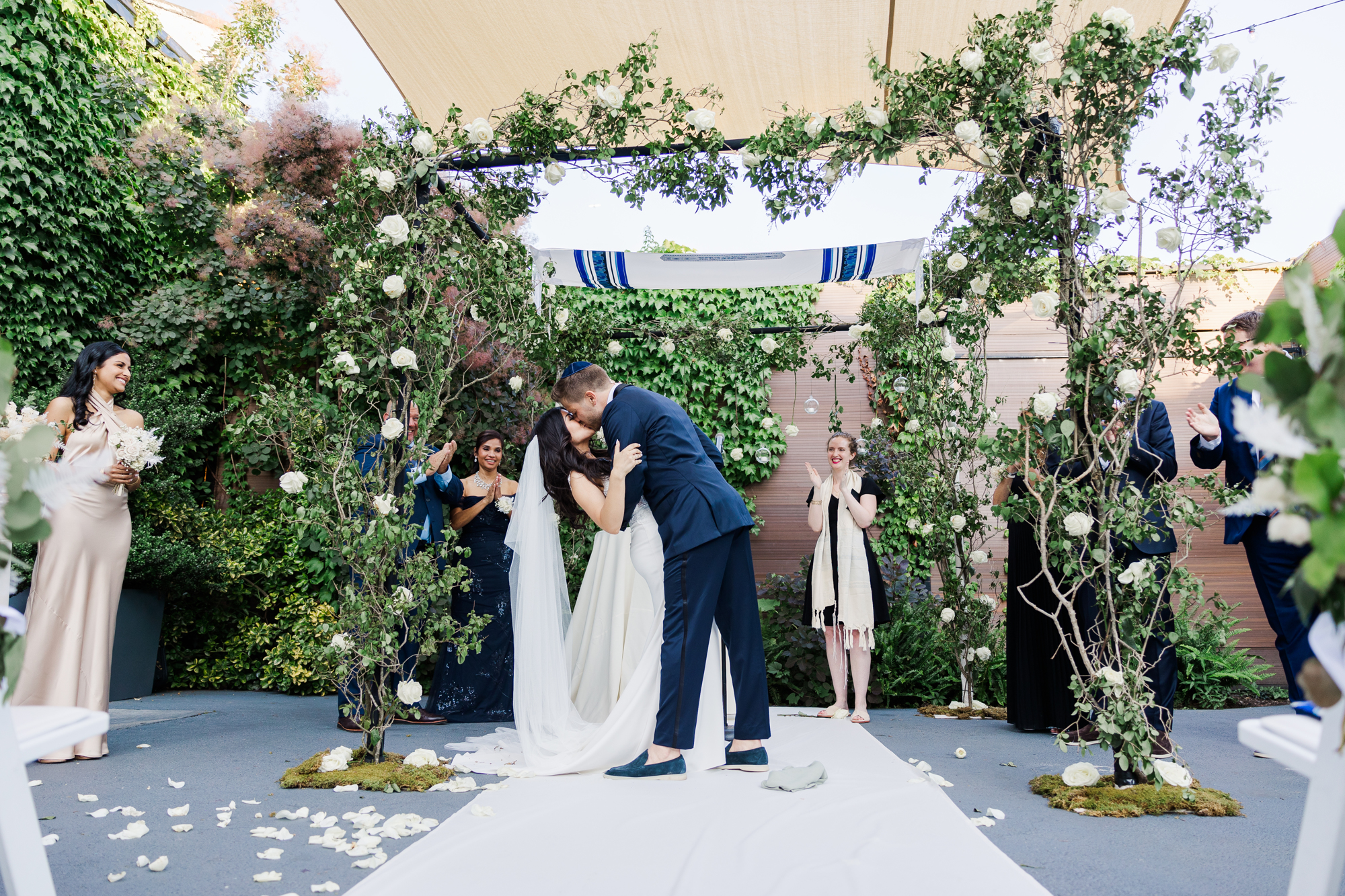 Magical Green Building Wedding Photos In Brooklyn