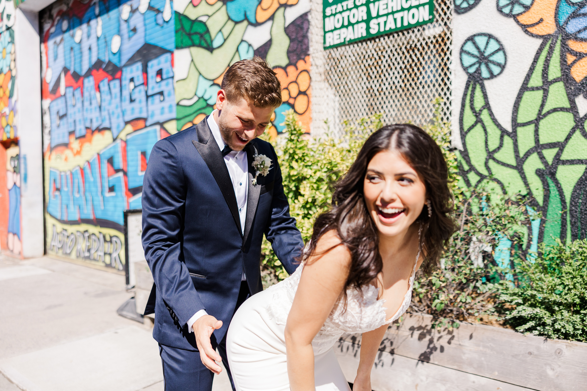 Jaw-Dropping NYC Wedding at The Green Building in Brooklyn