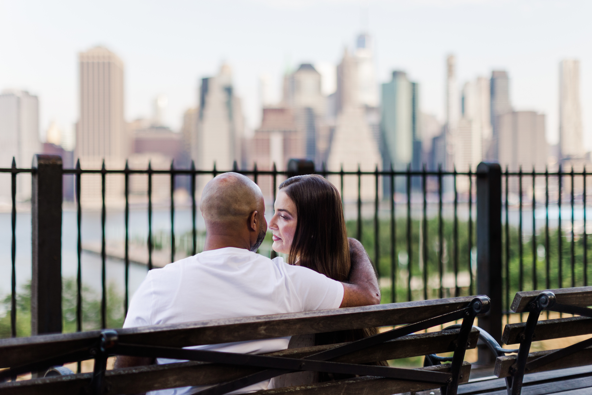 Fabulous Brooklyn Heights Promenade Engagement Session