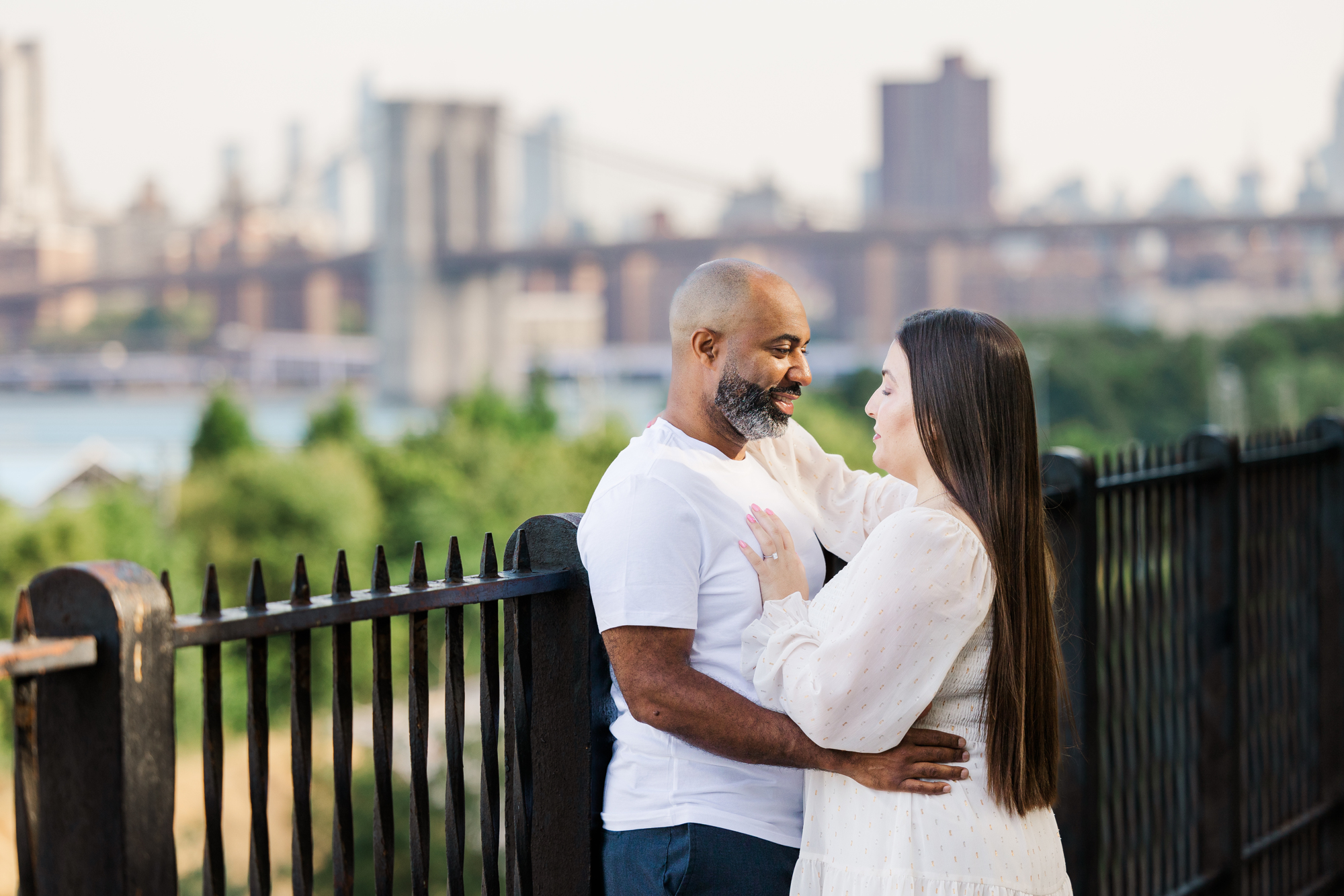 Radiant Brooklyn Heights Promenade Engagement Session