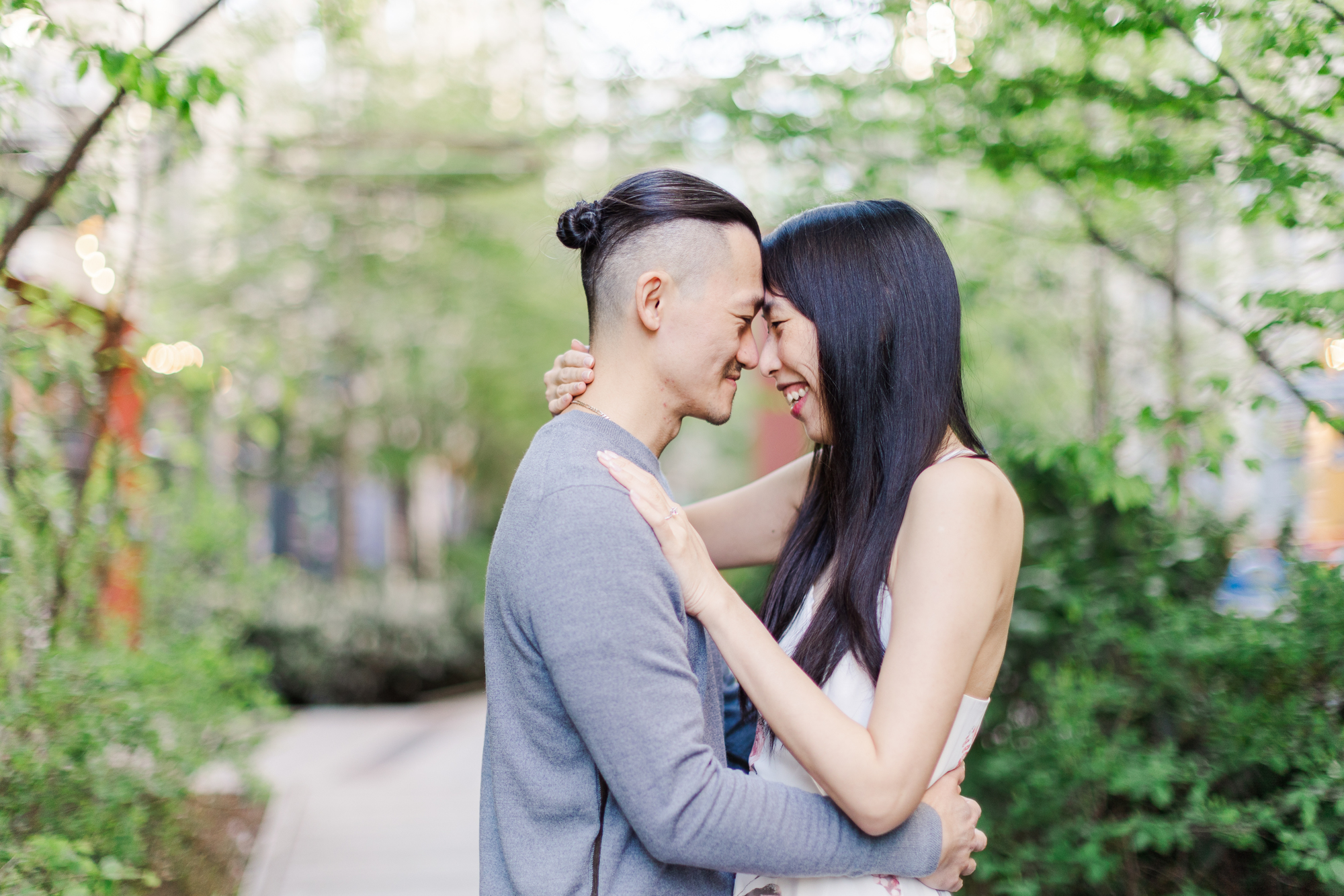 Joyous Brooklyn Engagement Photos in Industry City
