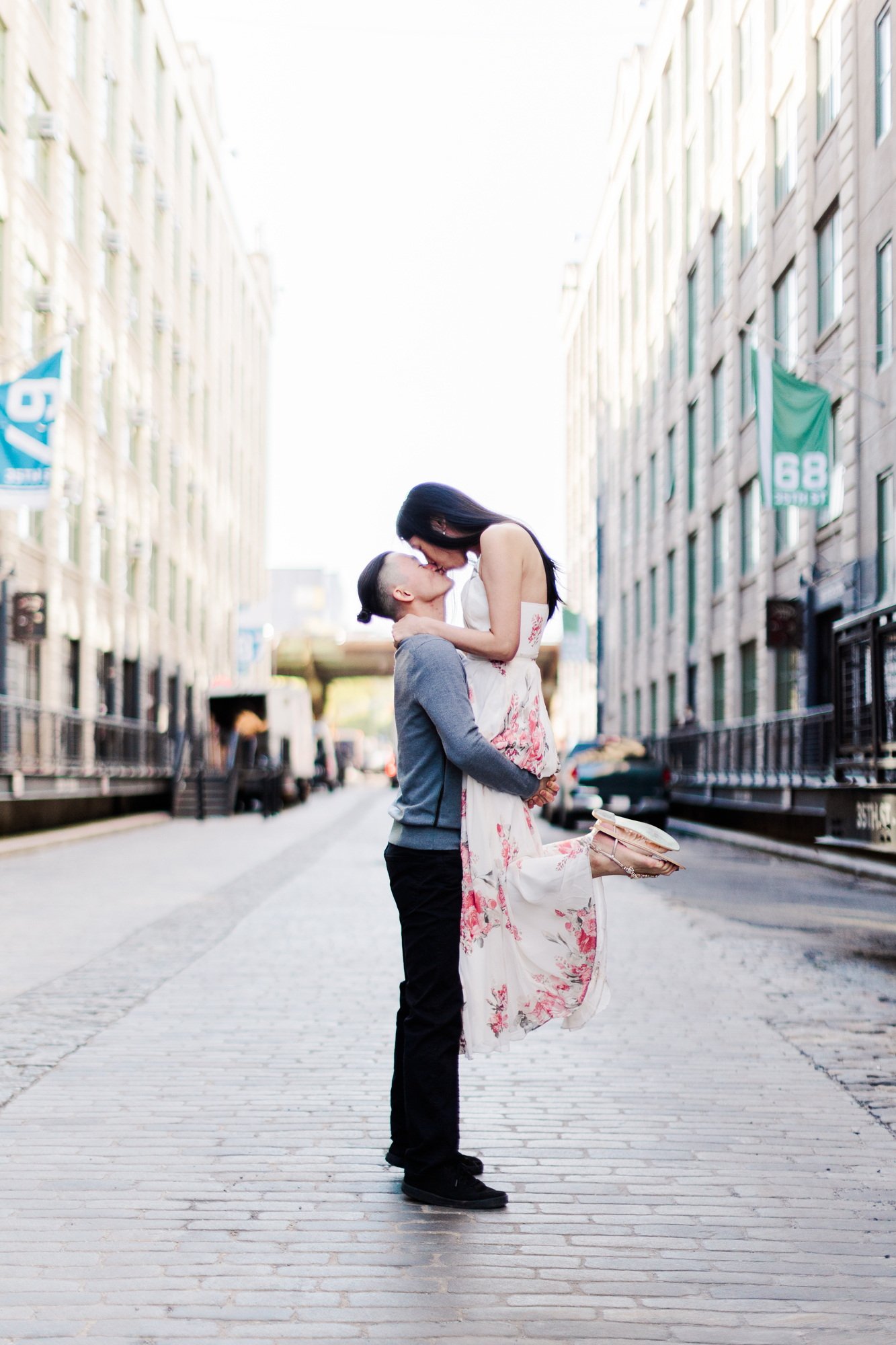 Magical Brooklyn Engagement Photos in Industry City