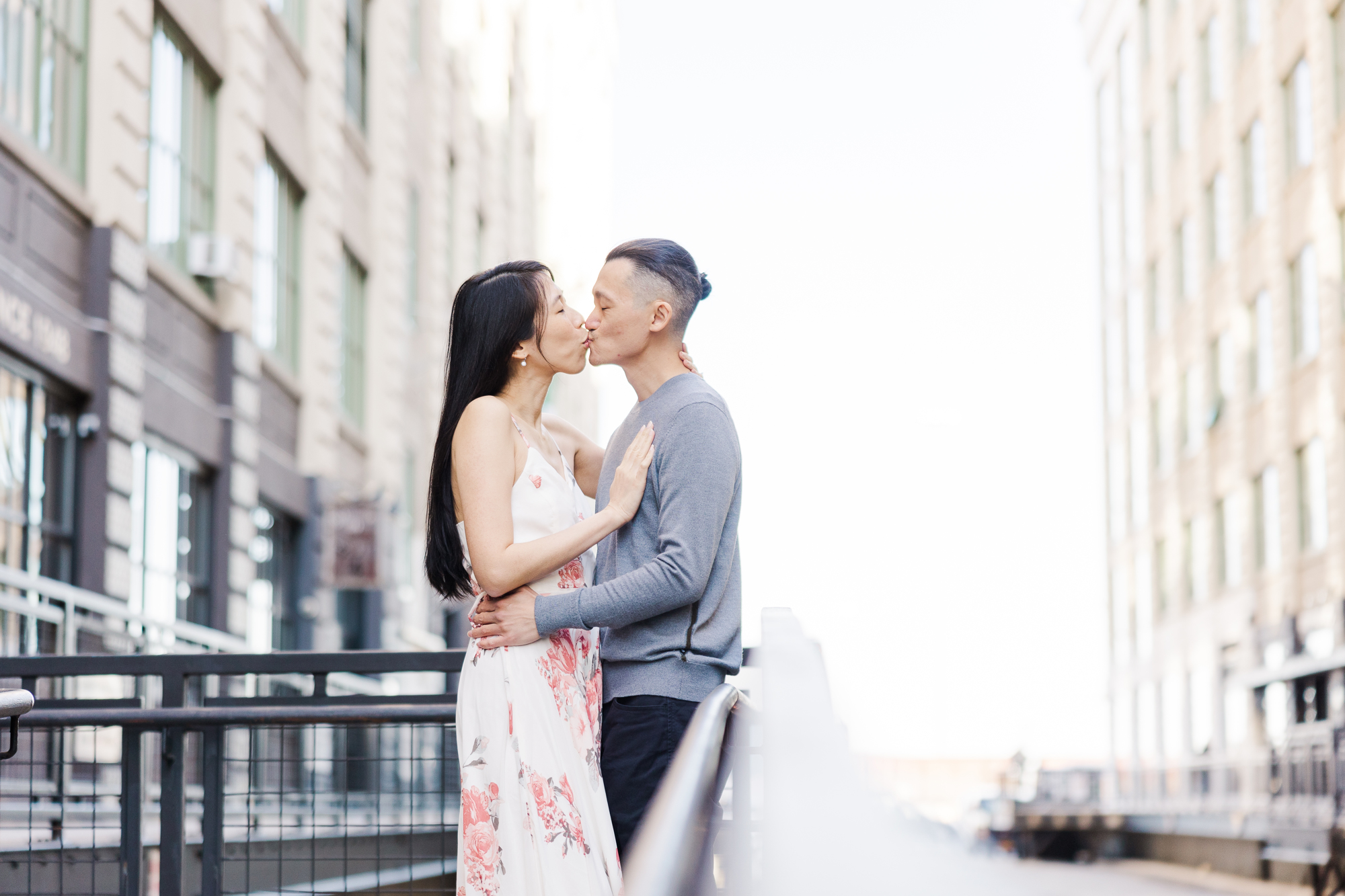 Beautiful Brooklyn Engagement Photos in Industry City