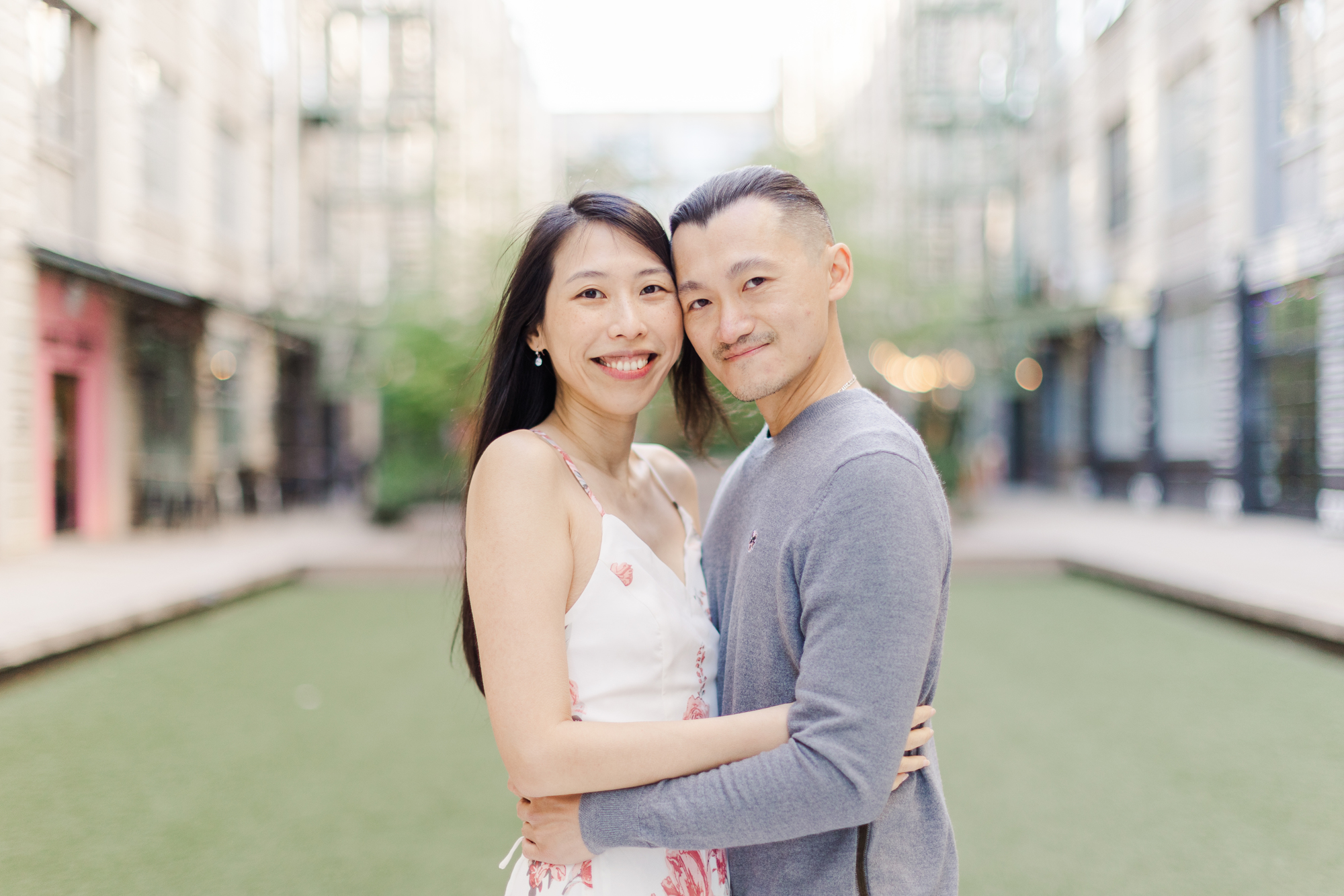 Whimsical Brooklyn Engagement Photos in Industry City