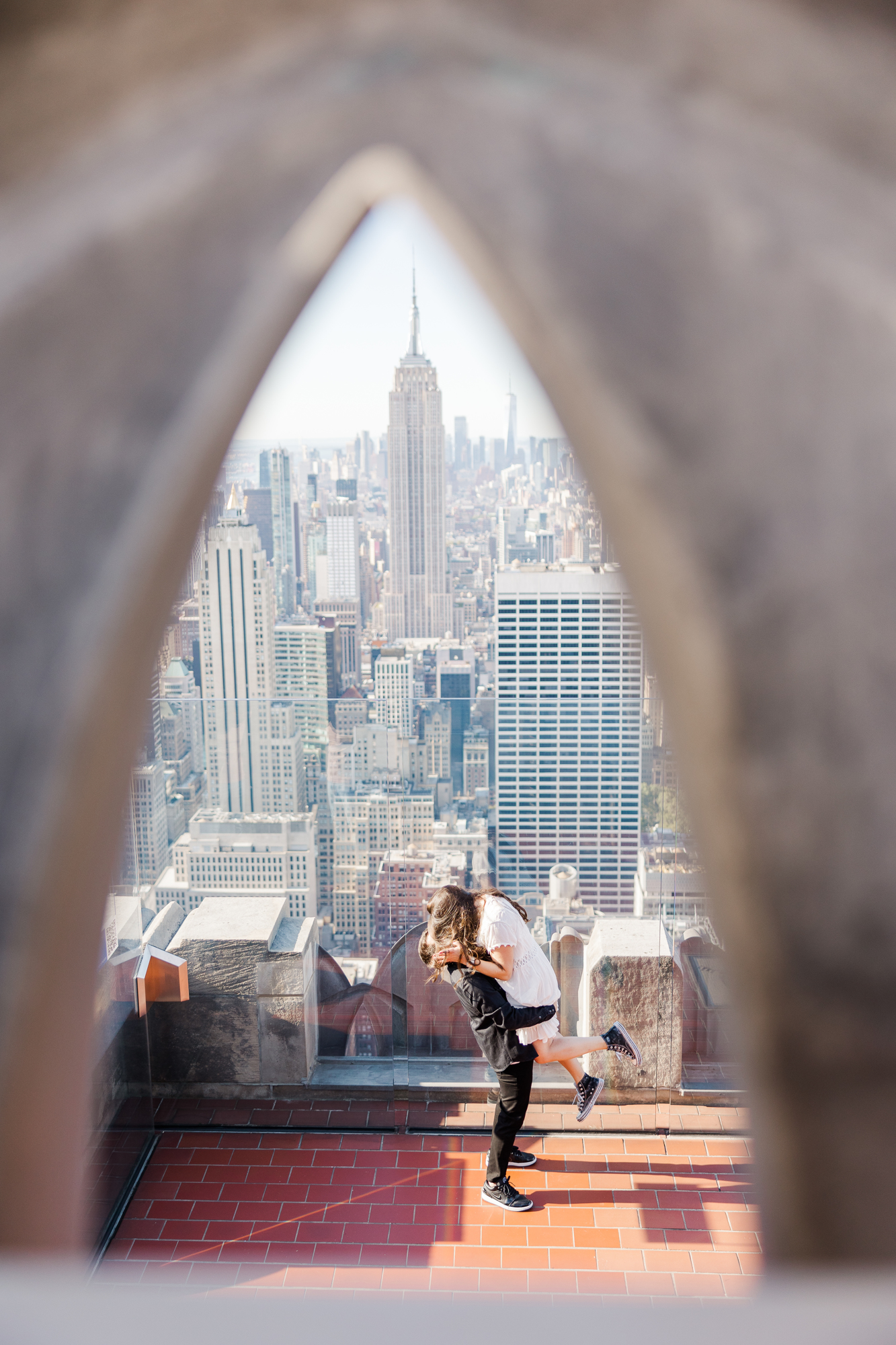 Timeless Top Of The Rock Engagement Session